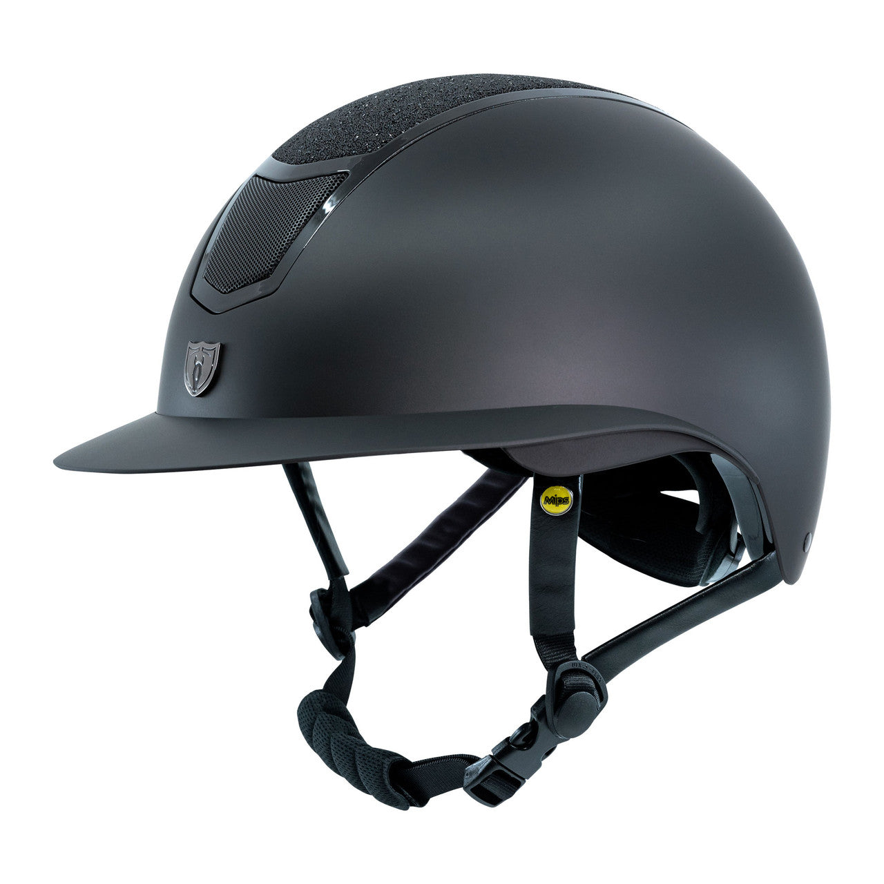 Tipperary Devon MIPS Wide Brim Helmet - Sparkle Top - supporting