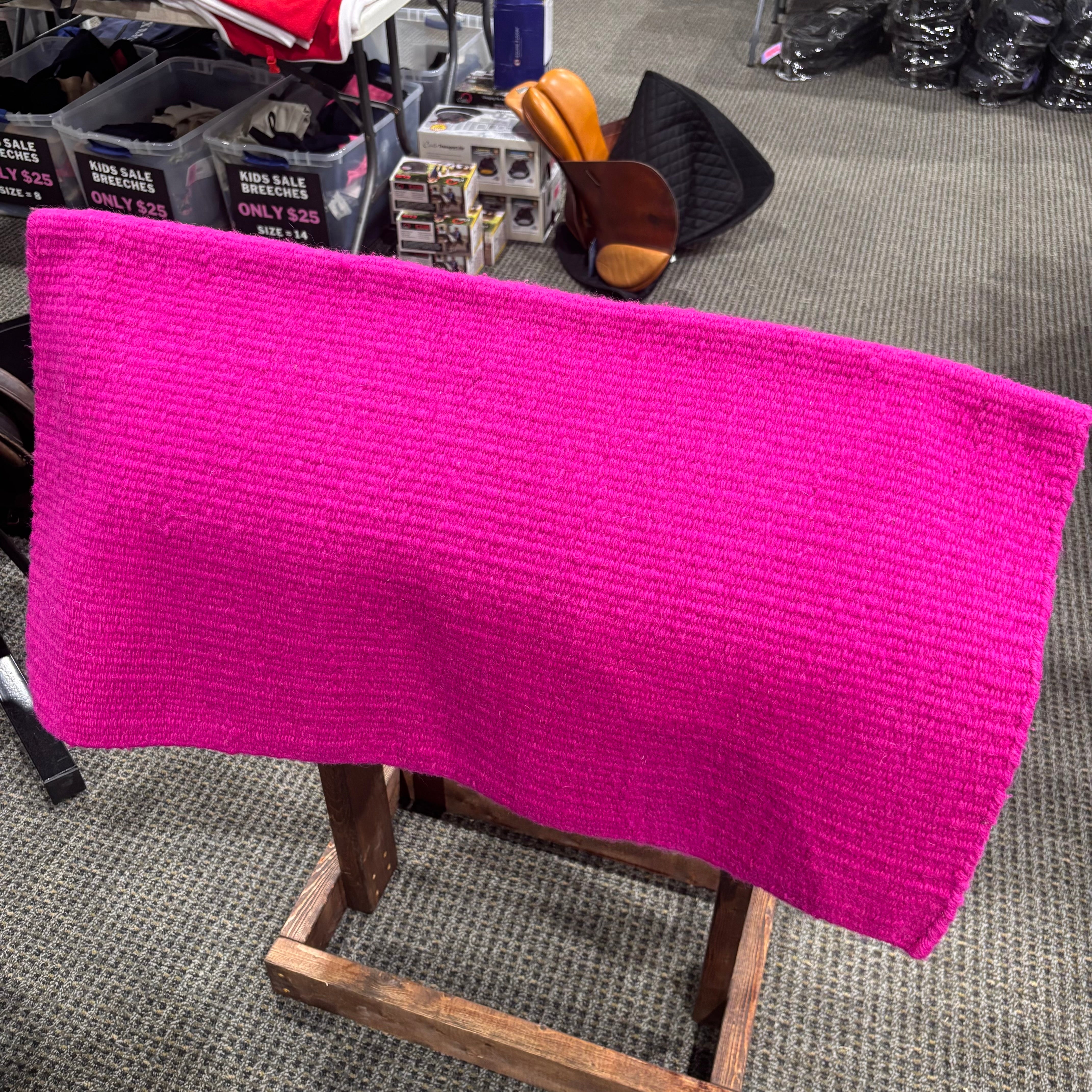Used Mayatex Hot Pink Western Saddle Pad