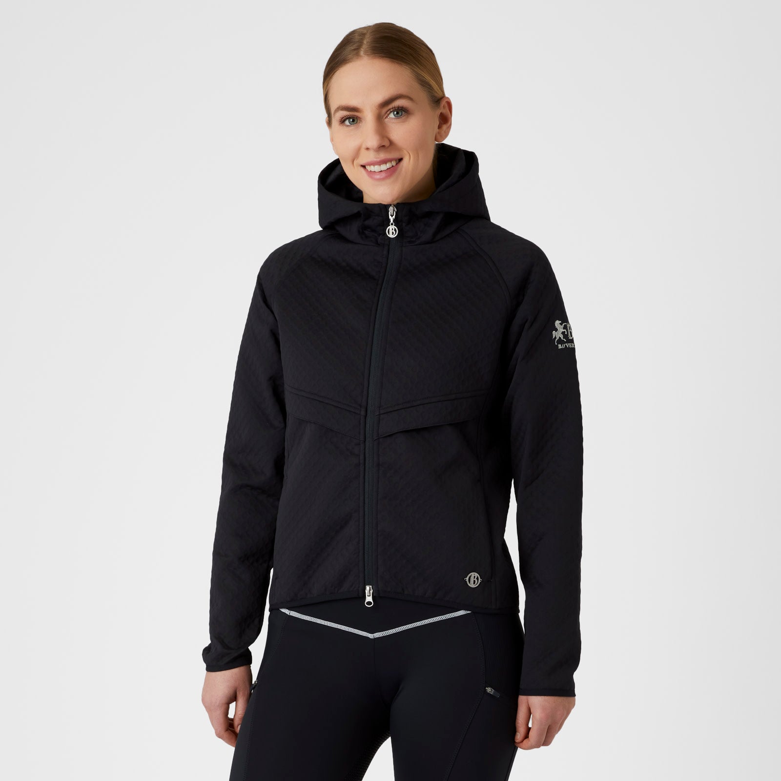 Sale B Vertigo Norah Womens Scuba Tech Hooded Jacket