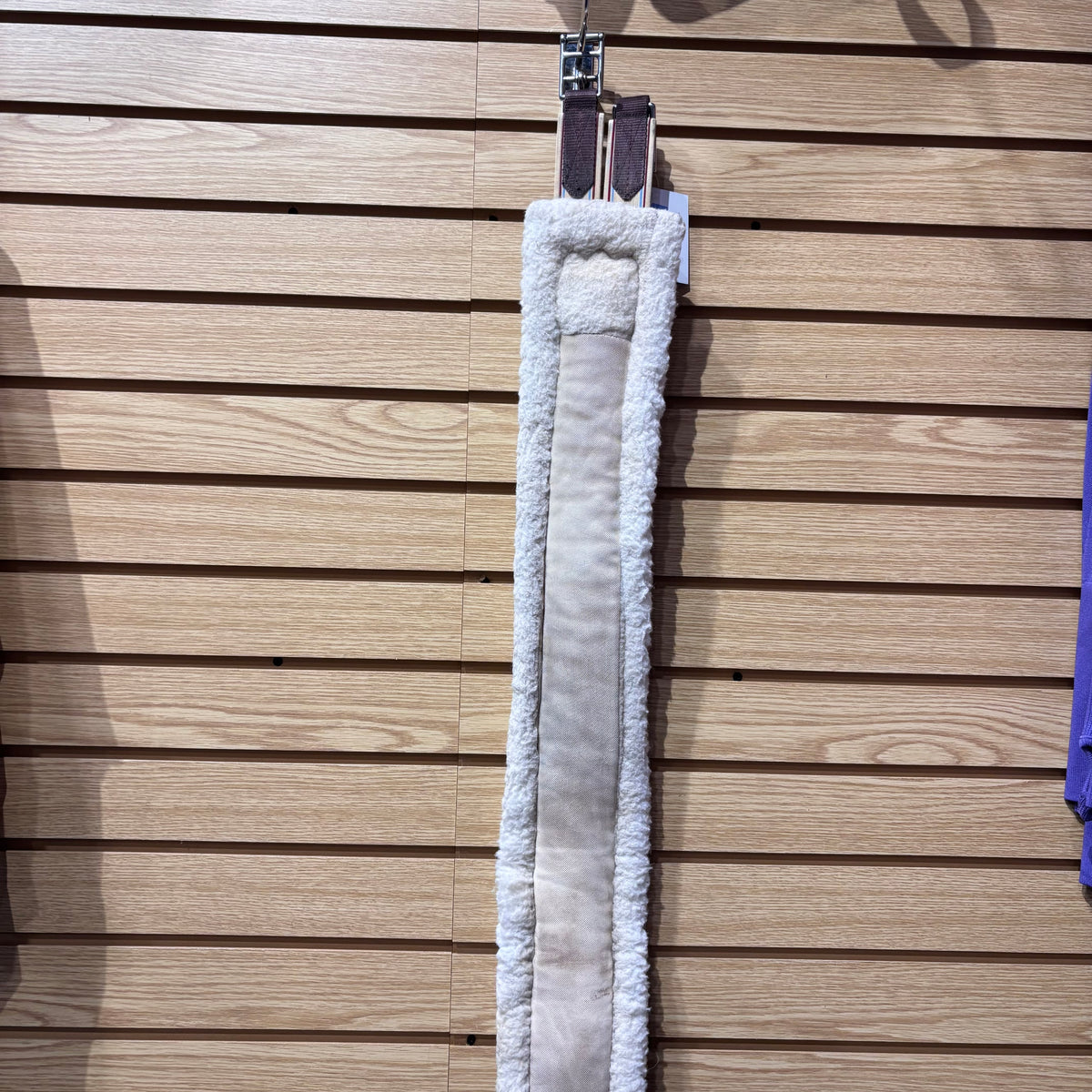 Used 56" Brown Lettia Coolmax Fleece Girth