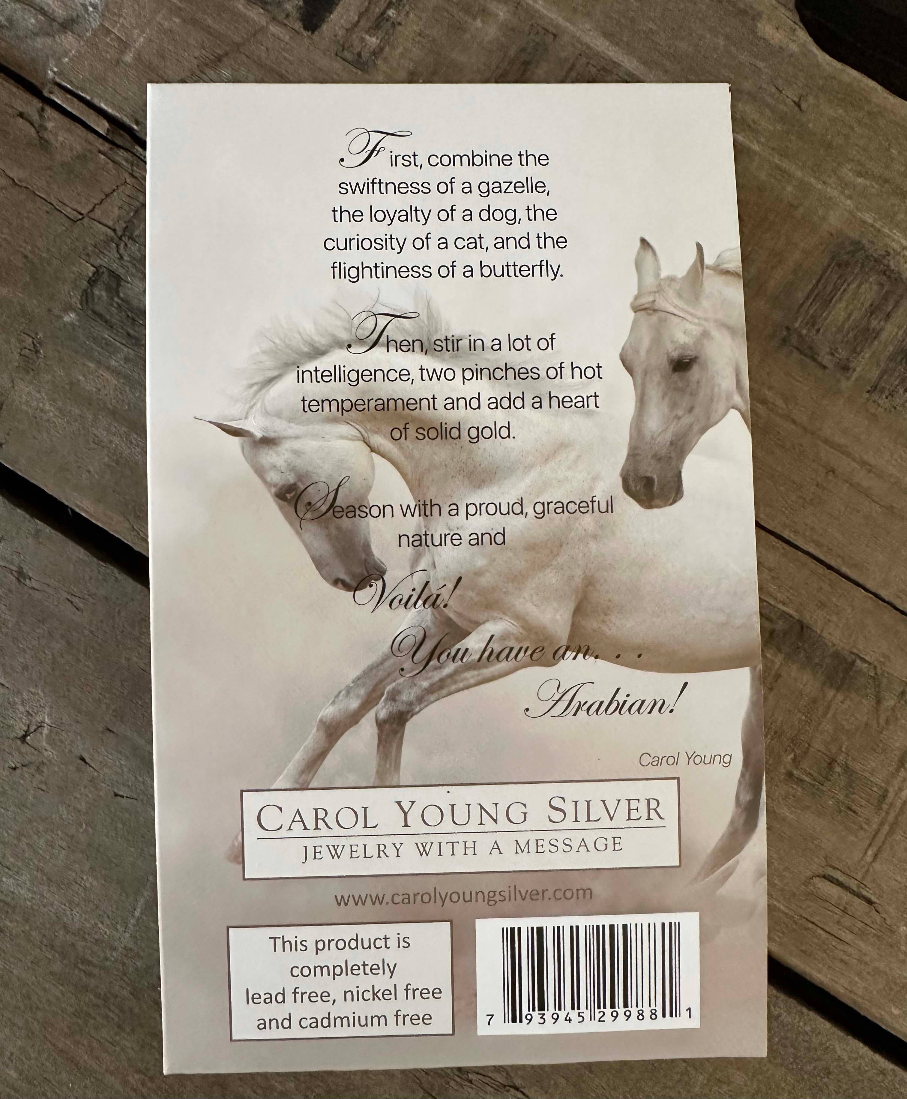 Petite Single Horseshoe Necklace for Arabian Lovers