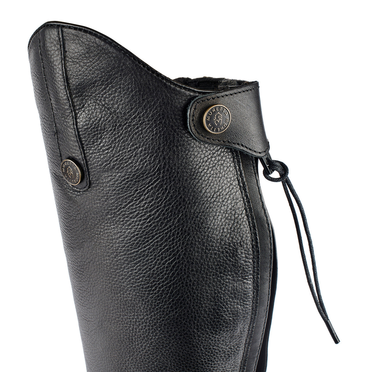 Moretta Gianna Leather Tall Boot - supporting