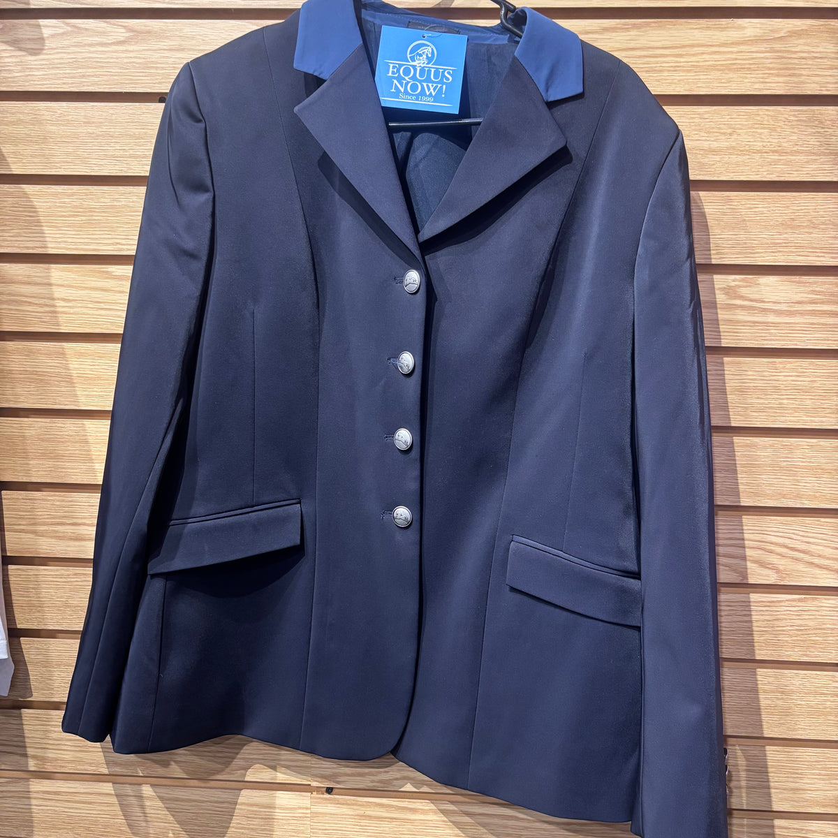 Used 12R Navy RJ Classics Xtreme Washable Show Coat