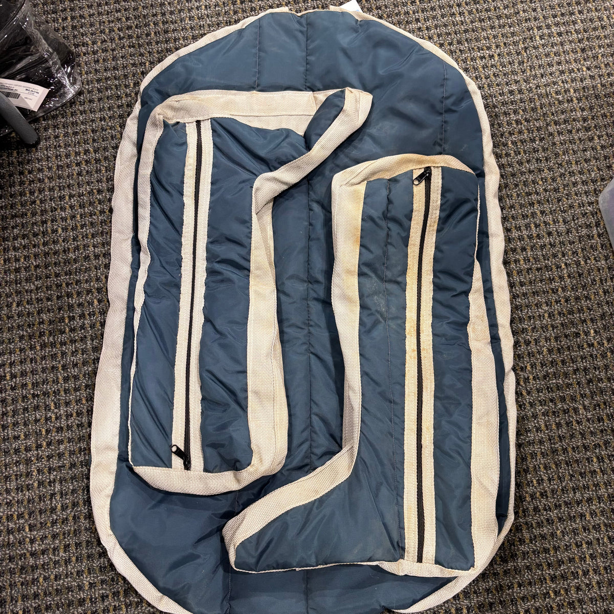 Used Blue Garment and Boot Bag