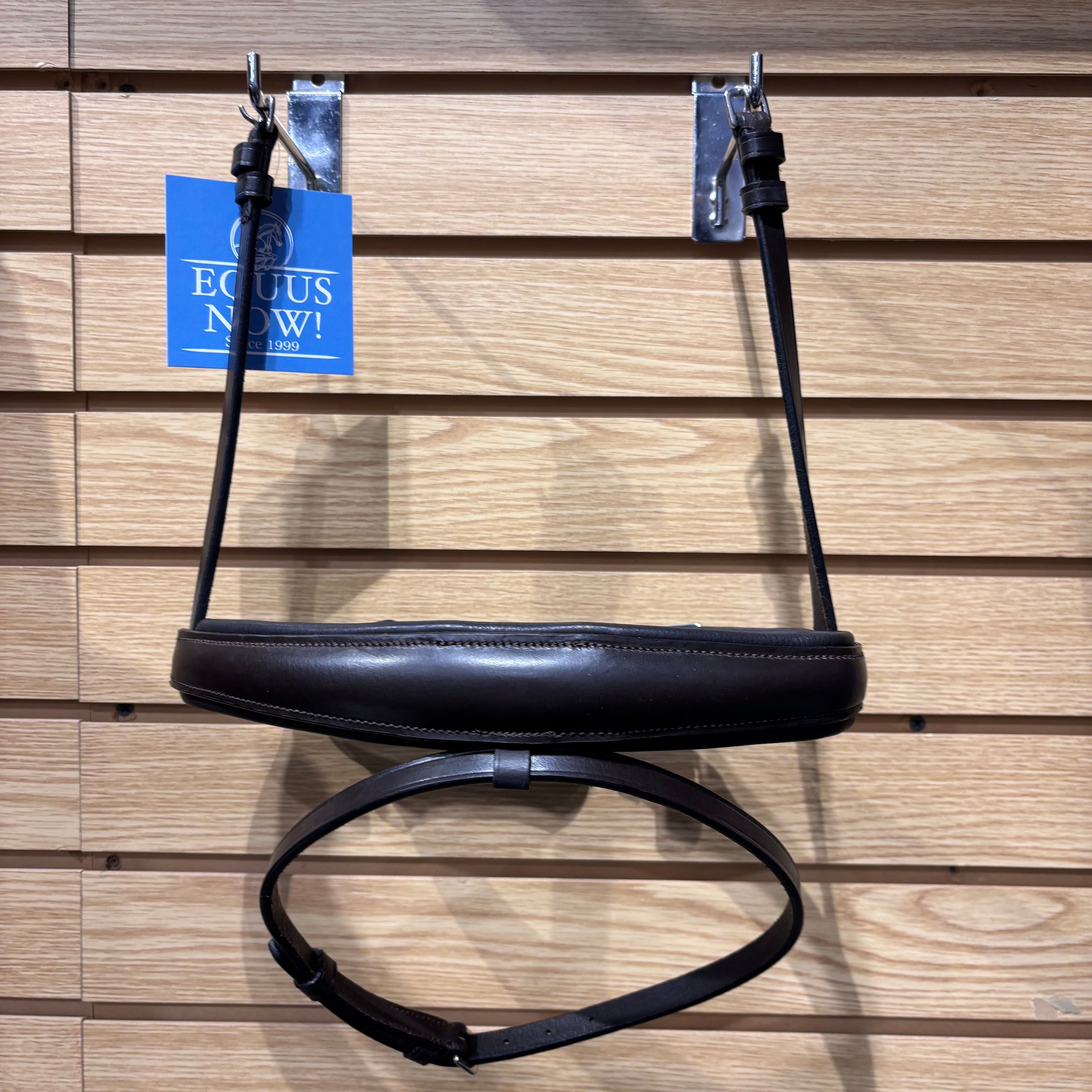Used Brown Padded Noseband with Flash