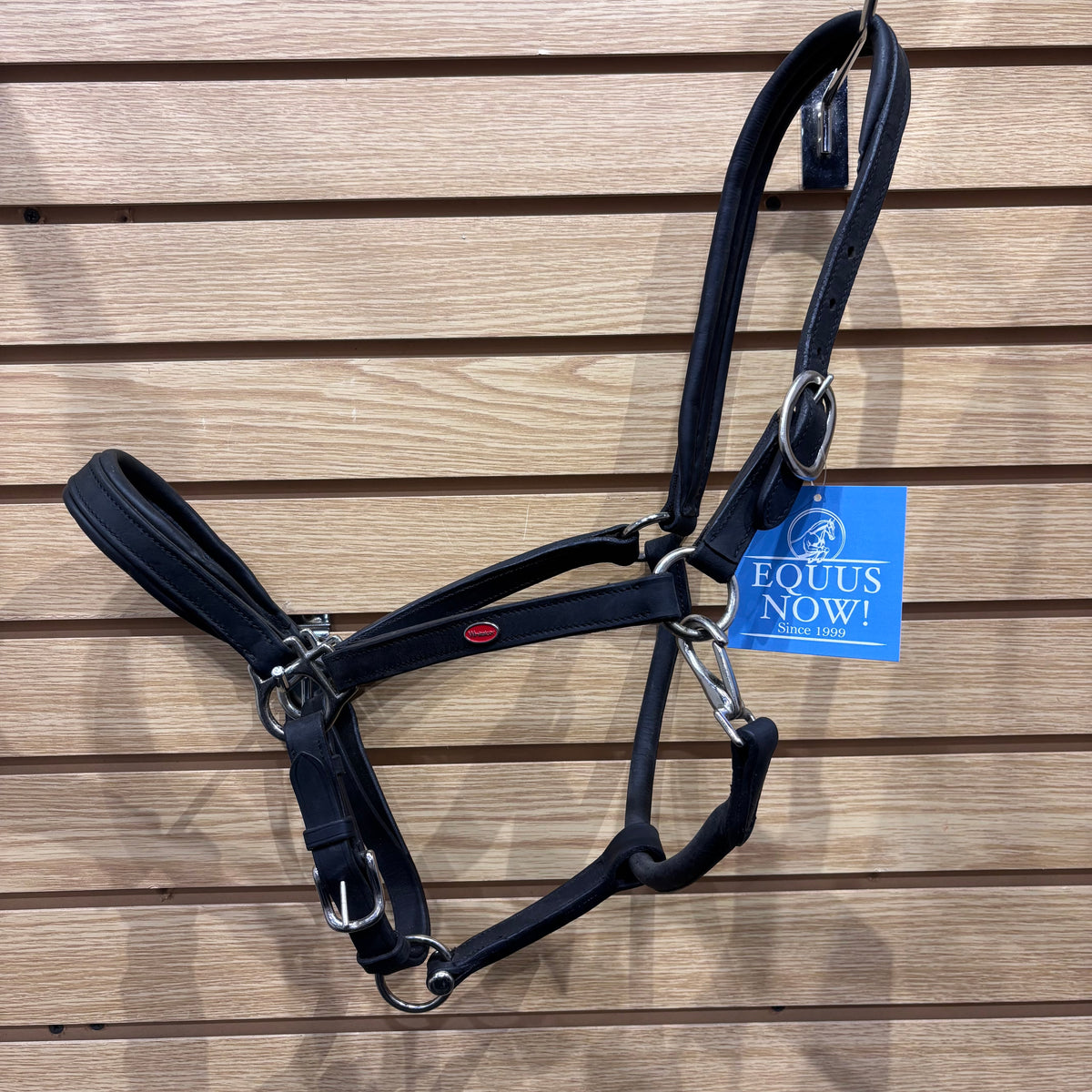 Used Full Black Whitaker Padded Leather Halter