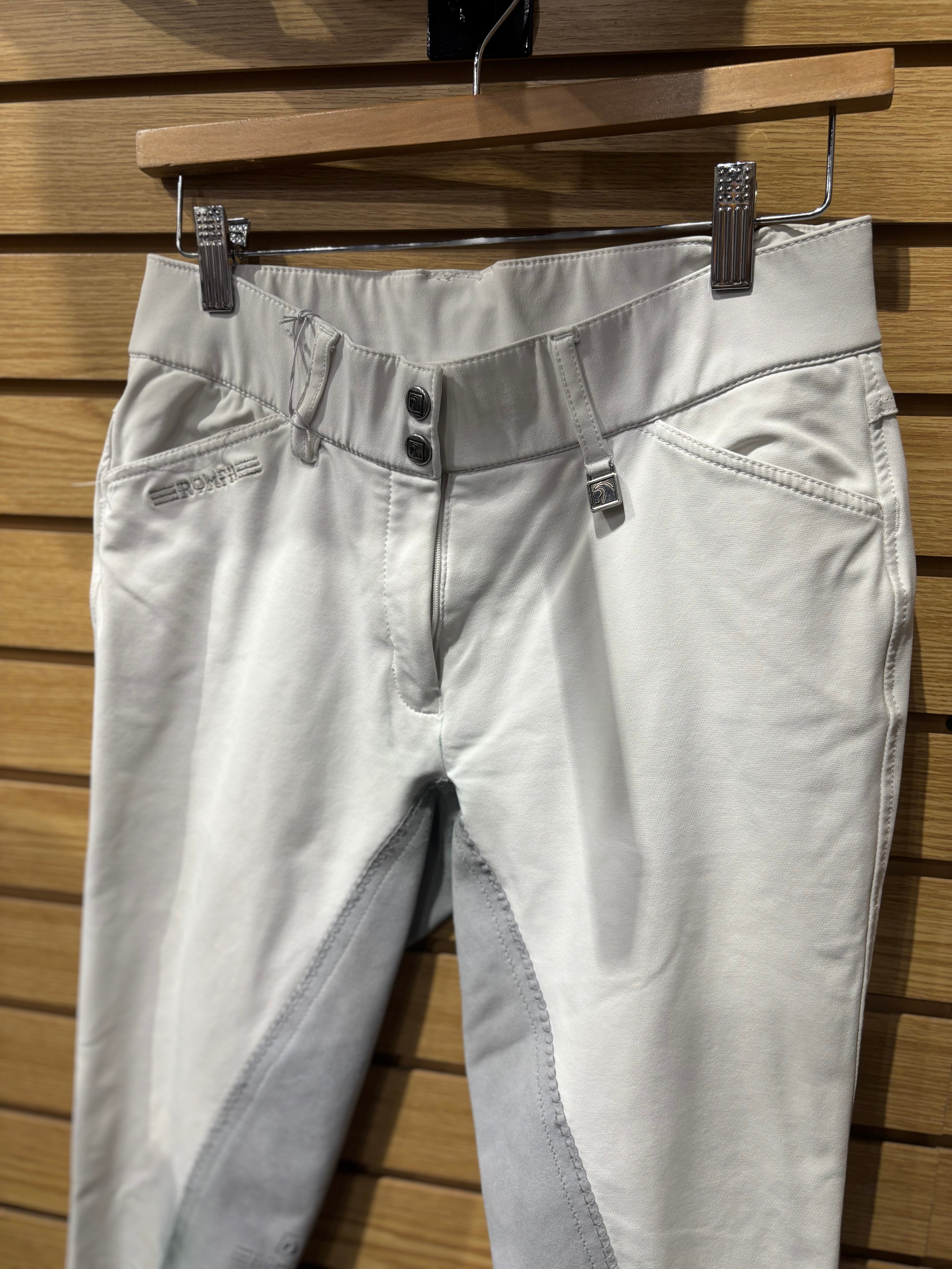 Used 28 White Romfh Full Seat Breeches