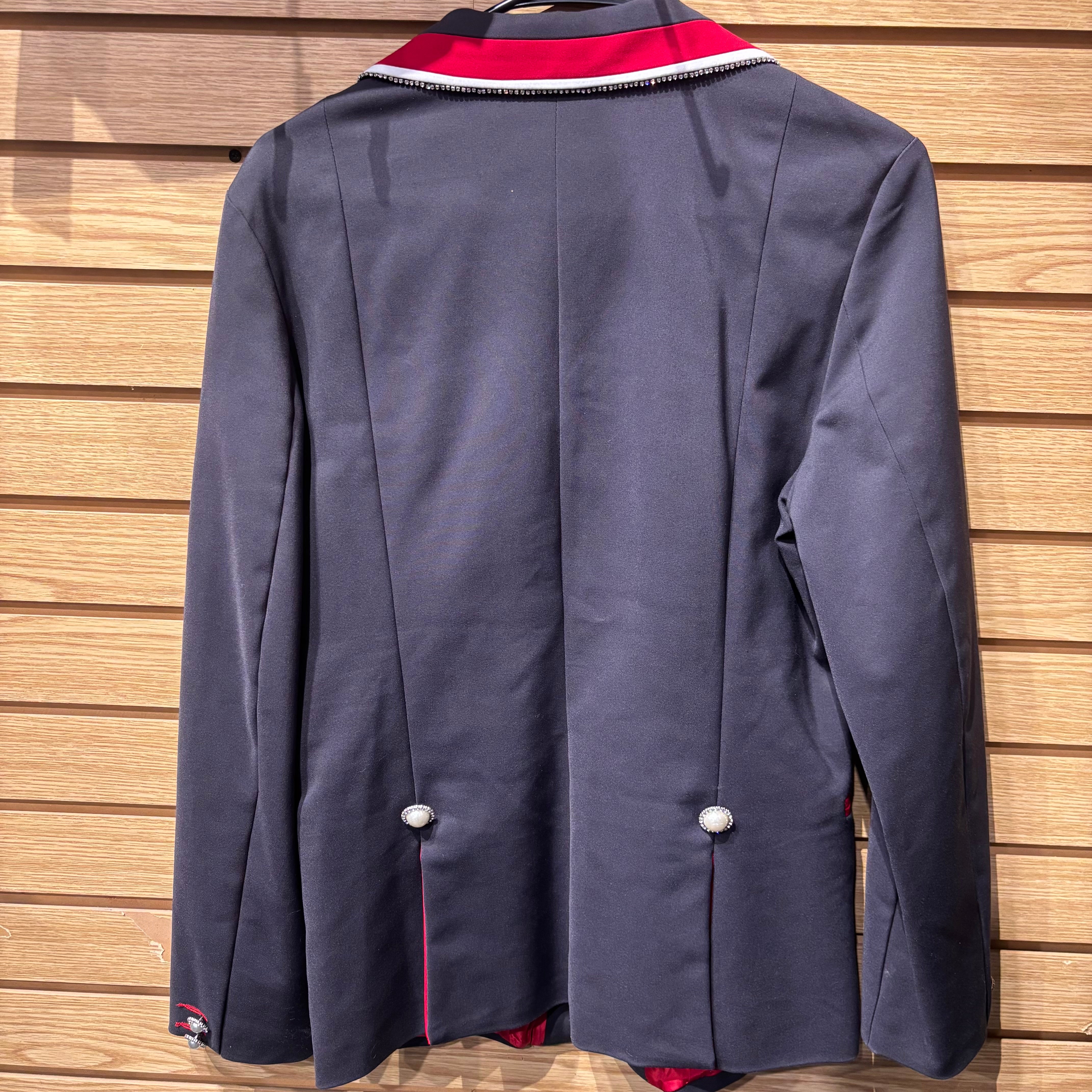 Used Large Annies Equestrienne Apparel Grey Show Coat