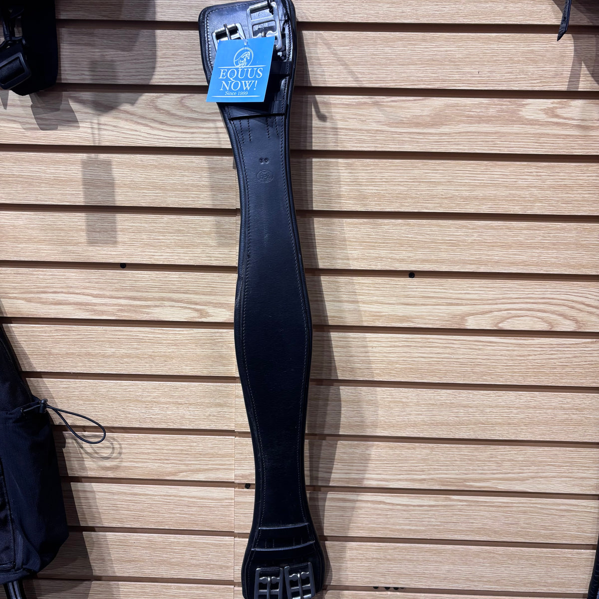 Used HDR 30" Black Leather Dressage Girth
