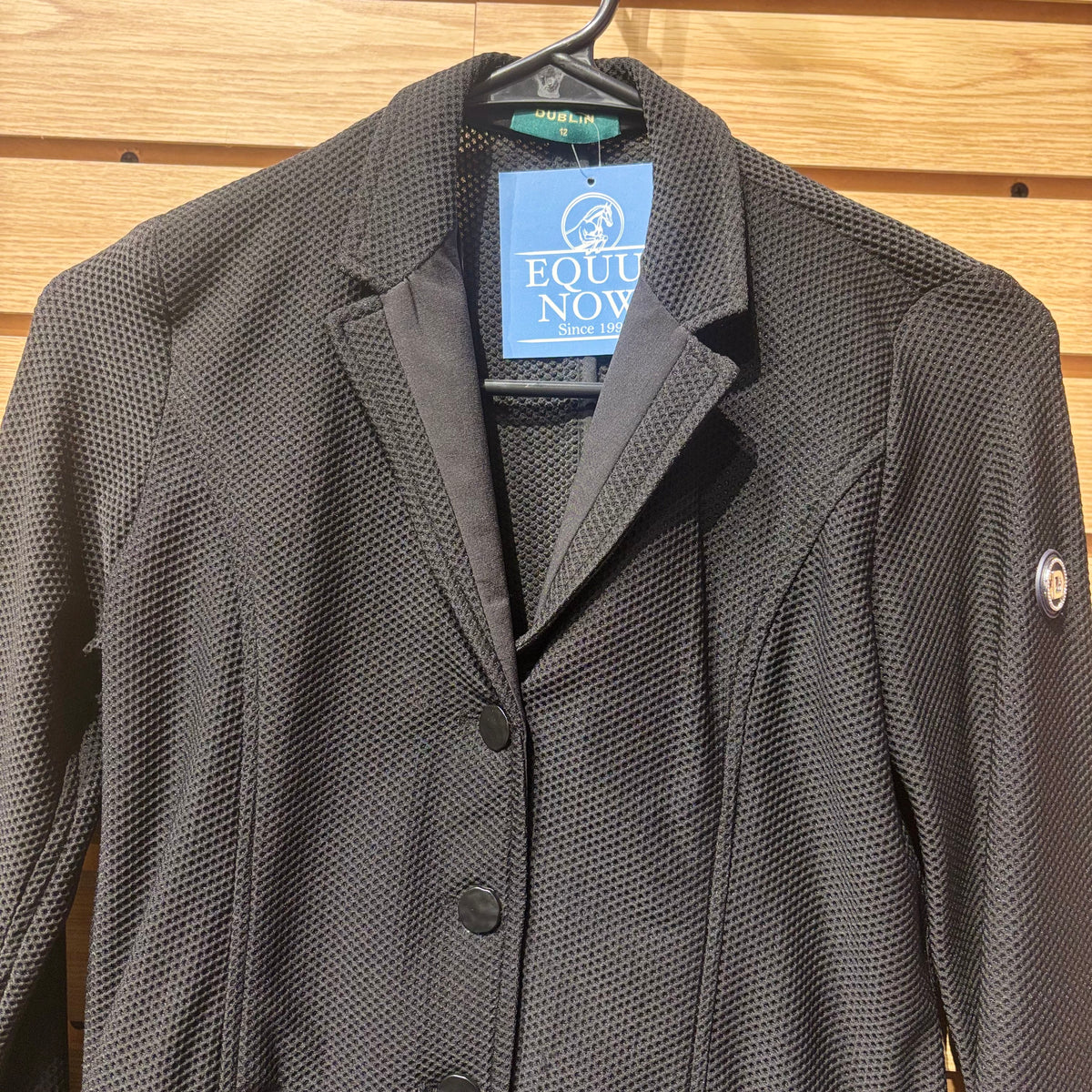 Used Youth 12 Dublin Mesh Show Coat Black