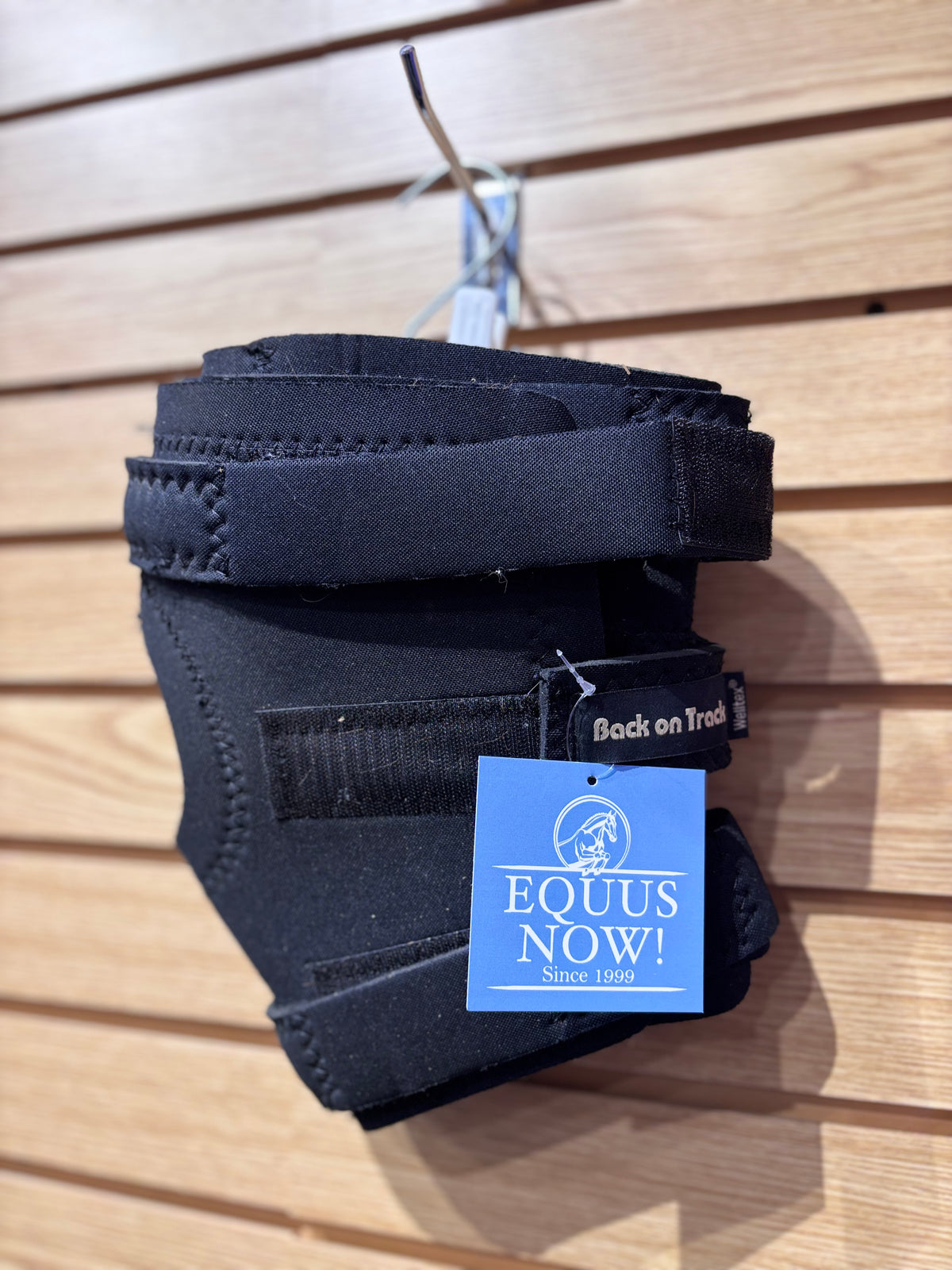 Used Medium Black Back on Track Hock Boots