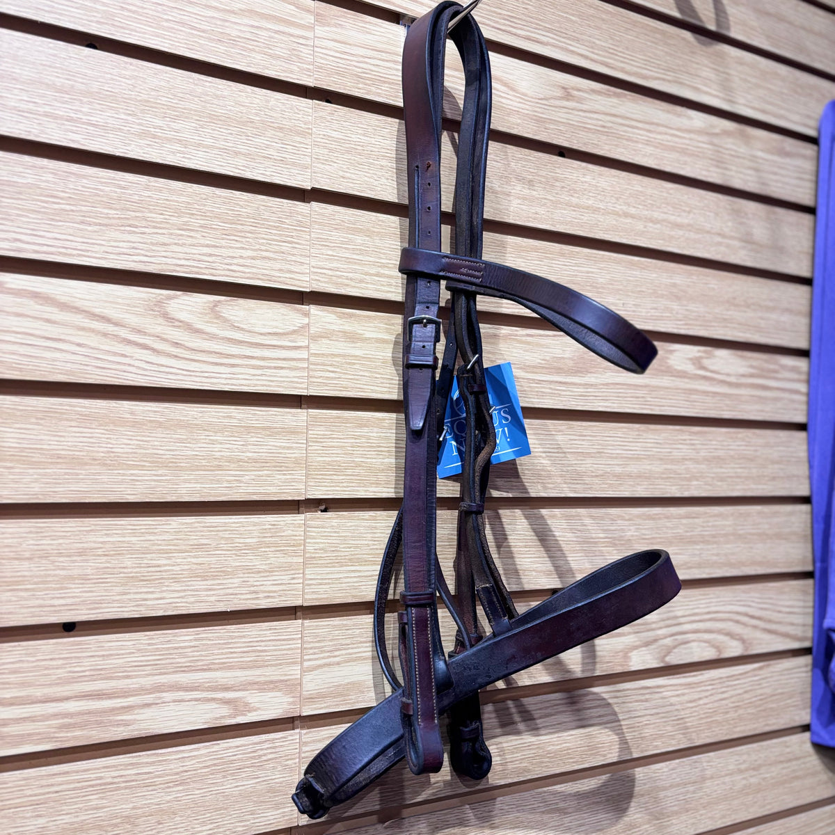 Used Oversize Brown Flat Hunt Bridle