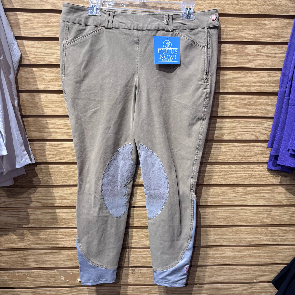 Used 32R Tan Tredstep Symphony Knee Patch Breeches