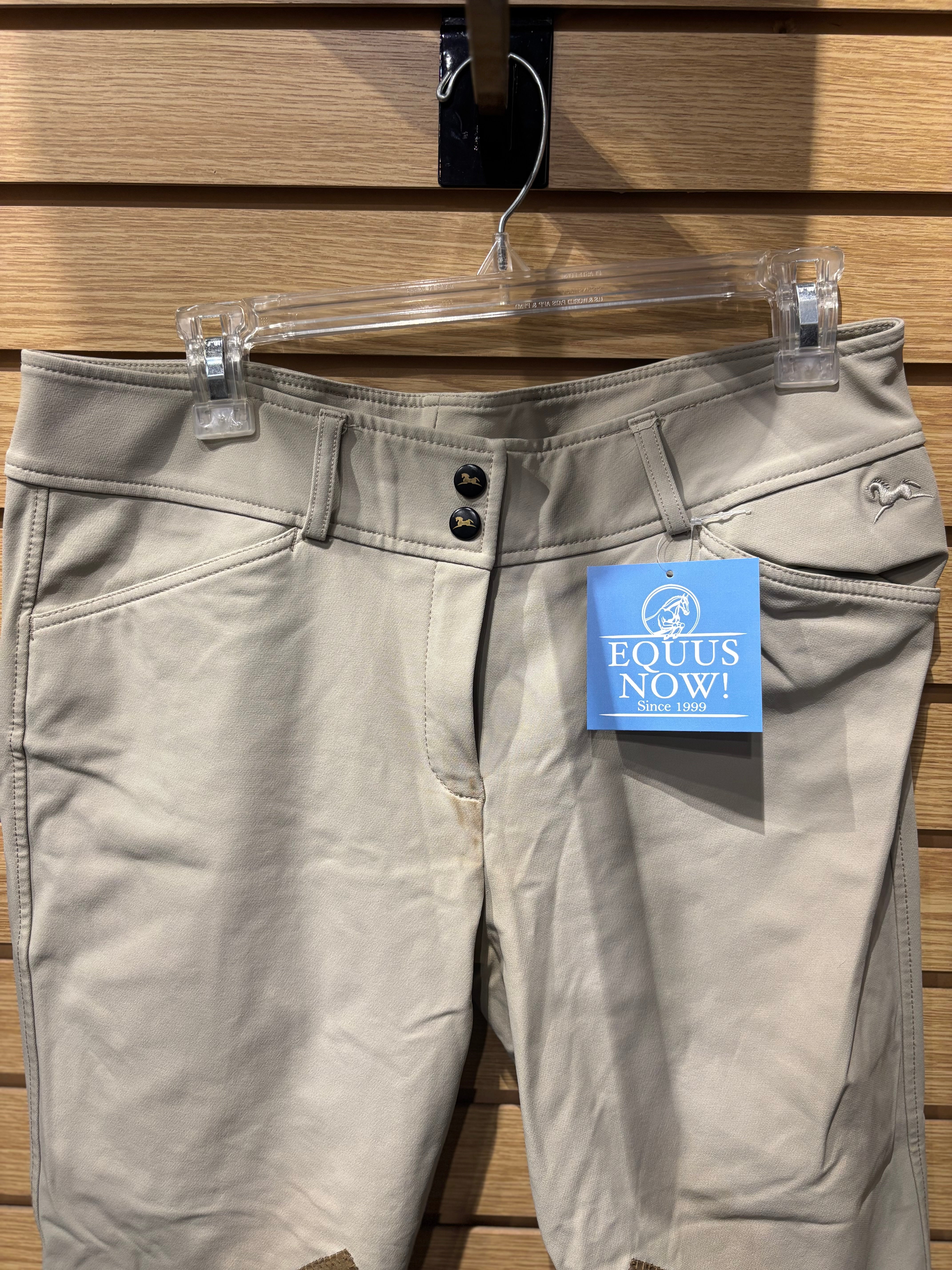 Used RJ Classics Tan 32 Knee Patch Breeches