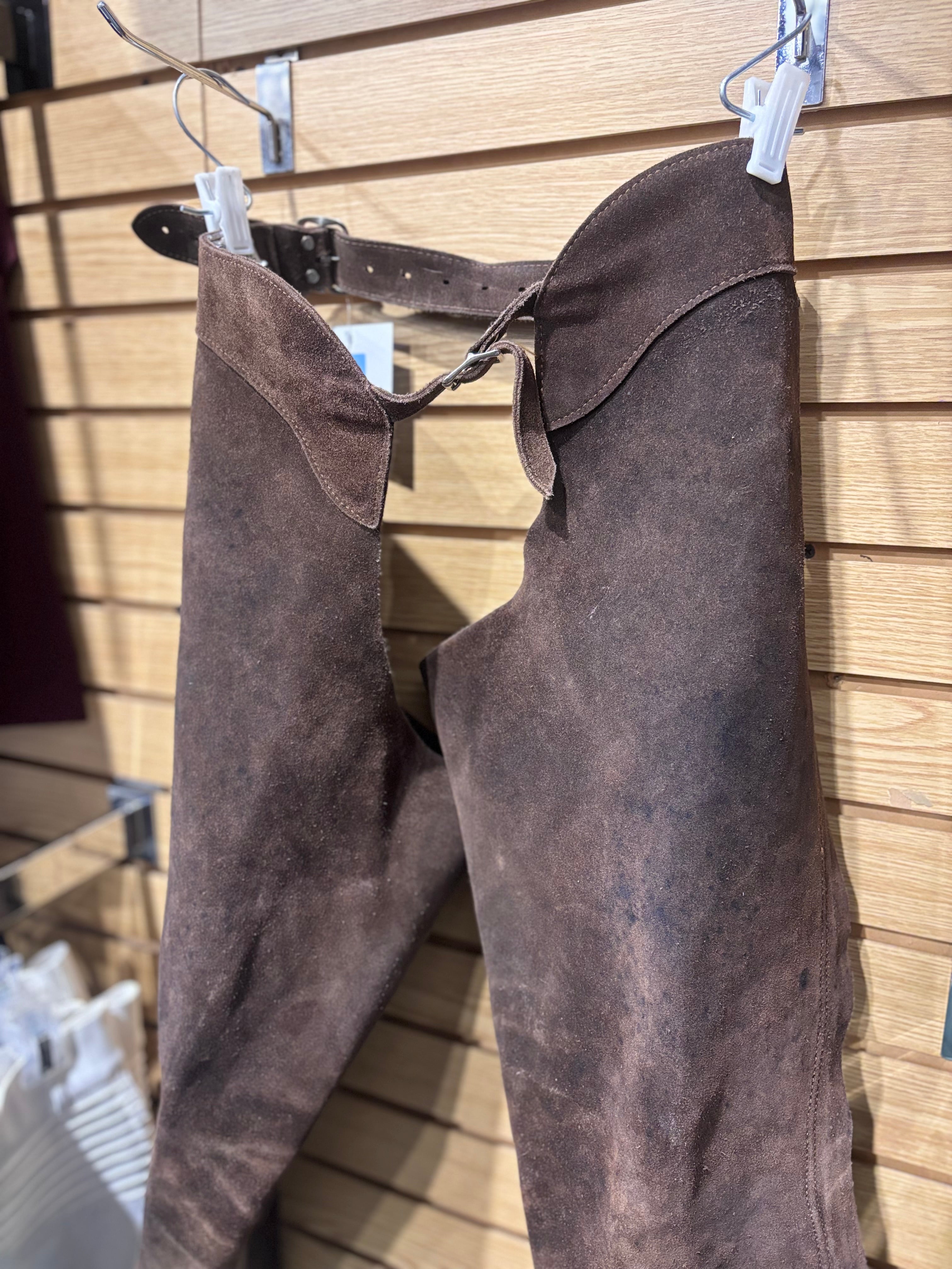 Used Small Brown Full Chaps