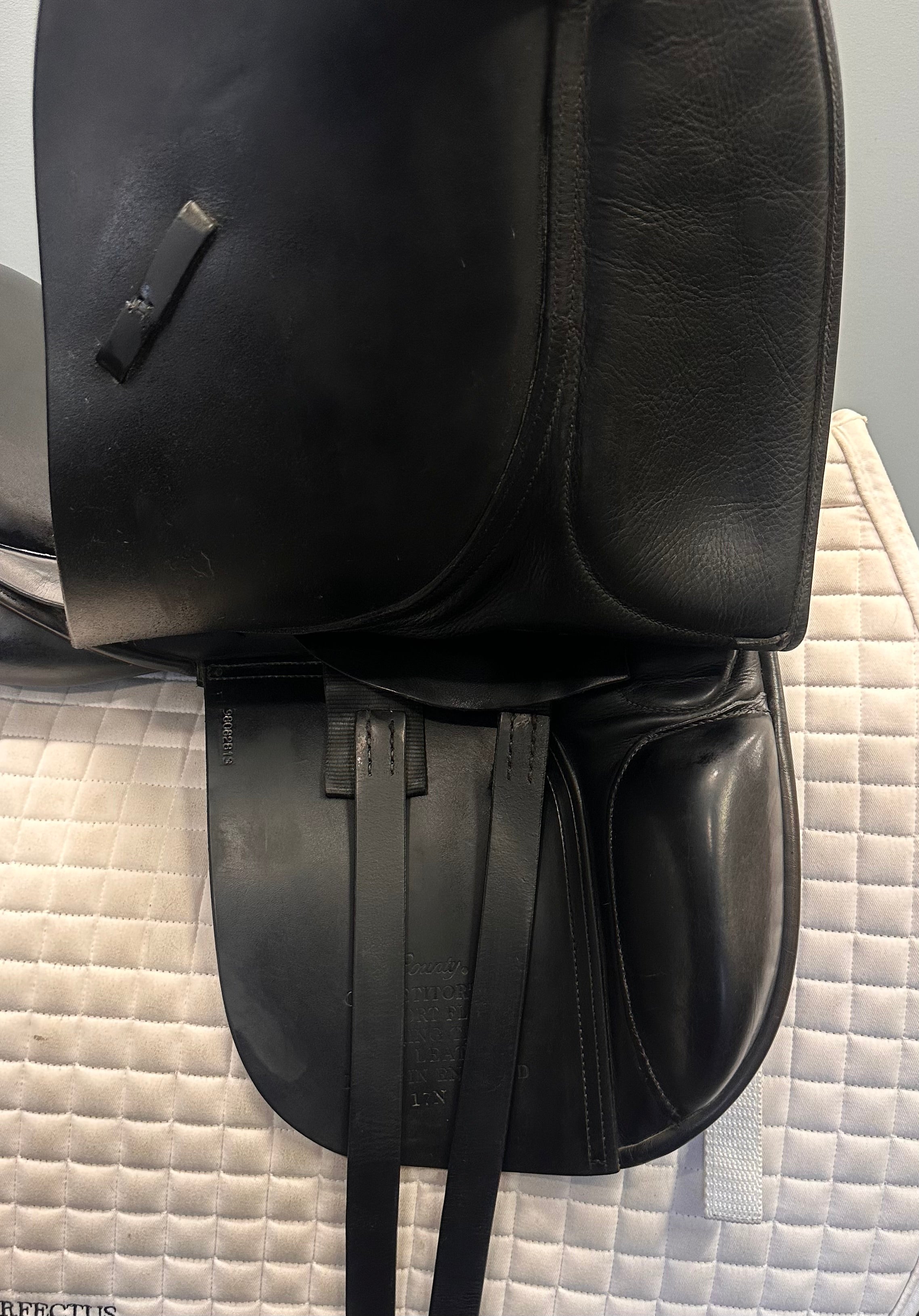 Used County Dressage Saddle 17" Narrow Tree