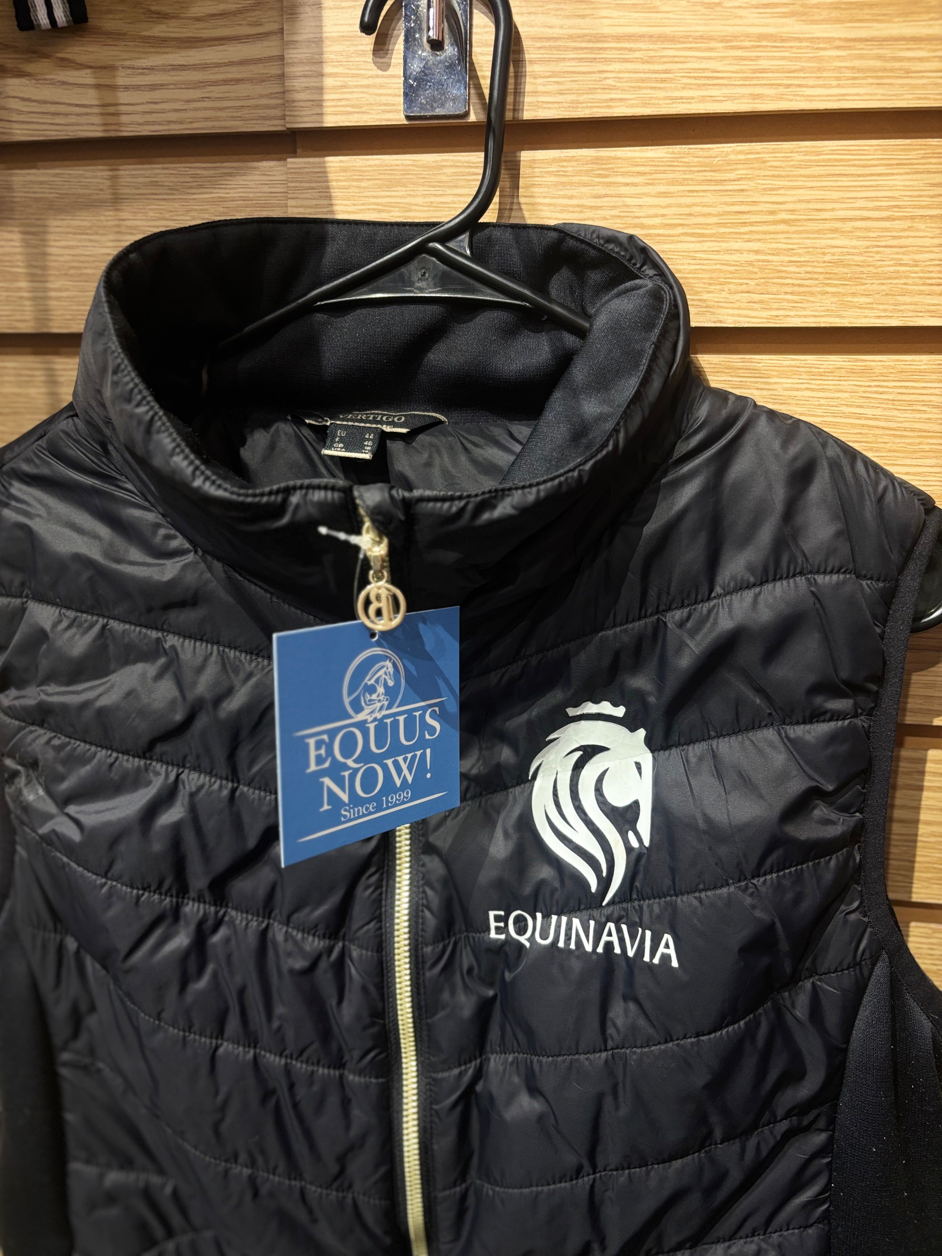 Used Equinavia 14 Black Puffer Vest