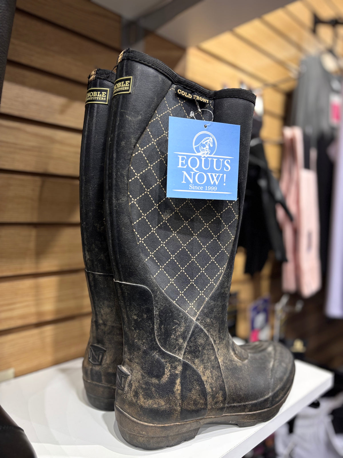 Used US 7 Black Noble Outfitters Cold Front Mud Boots