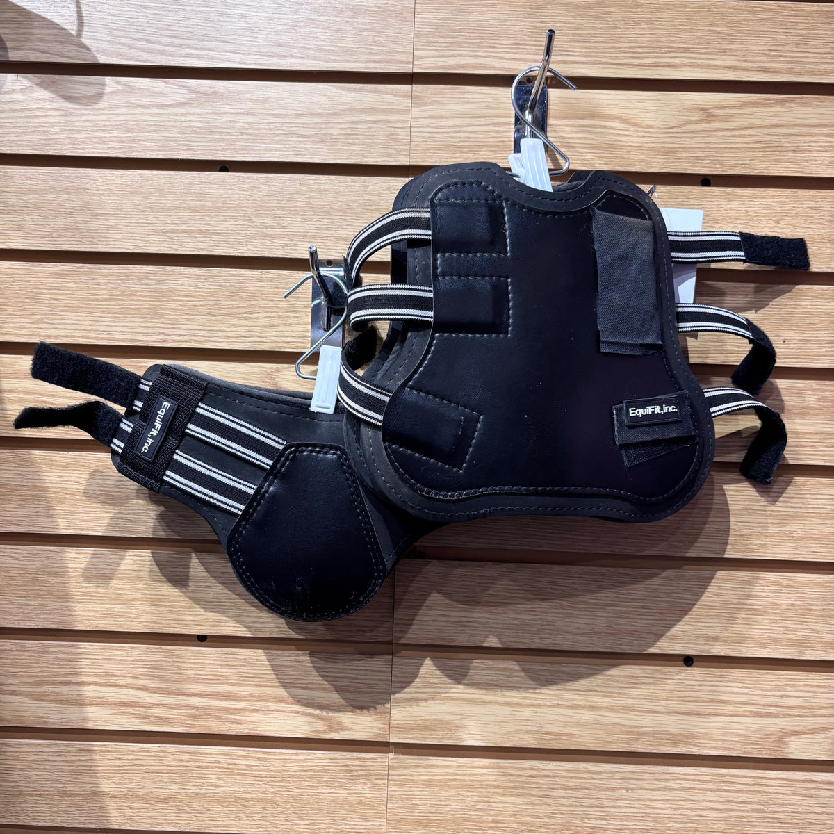 Used XL Black Equifit T Boot Original Set of Fronts and Hinds