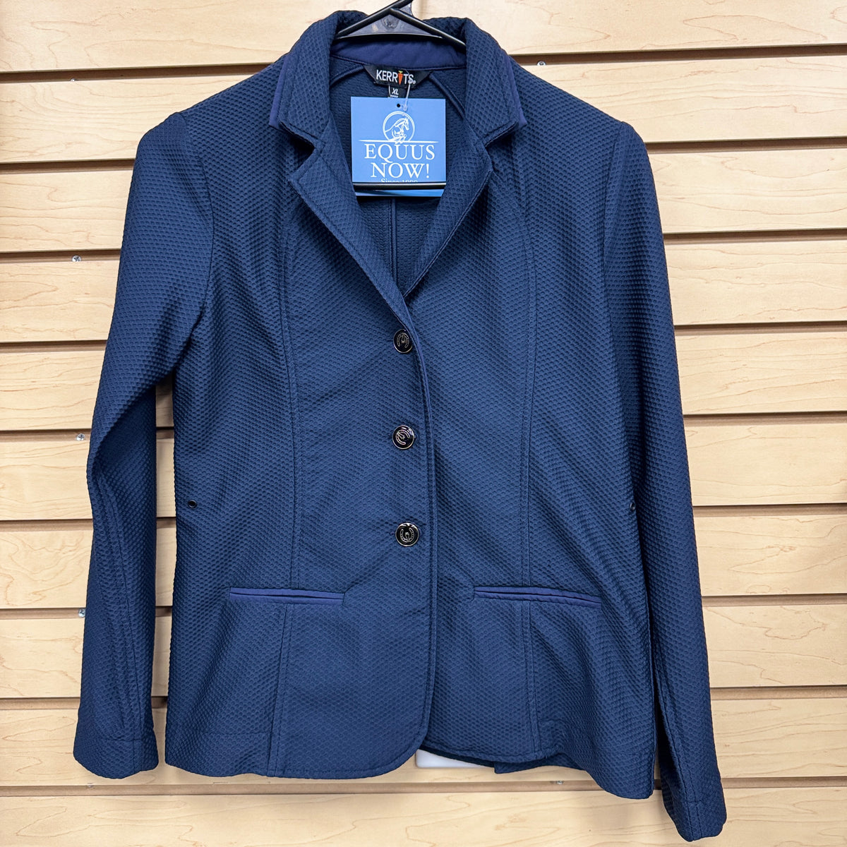 Used Youth XL Navy Kerrits Affinity Aero Mesh Show Coat