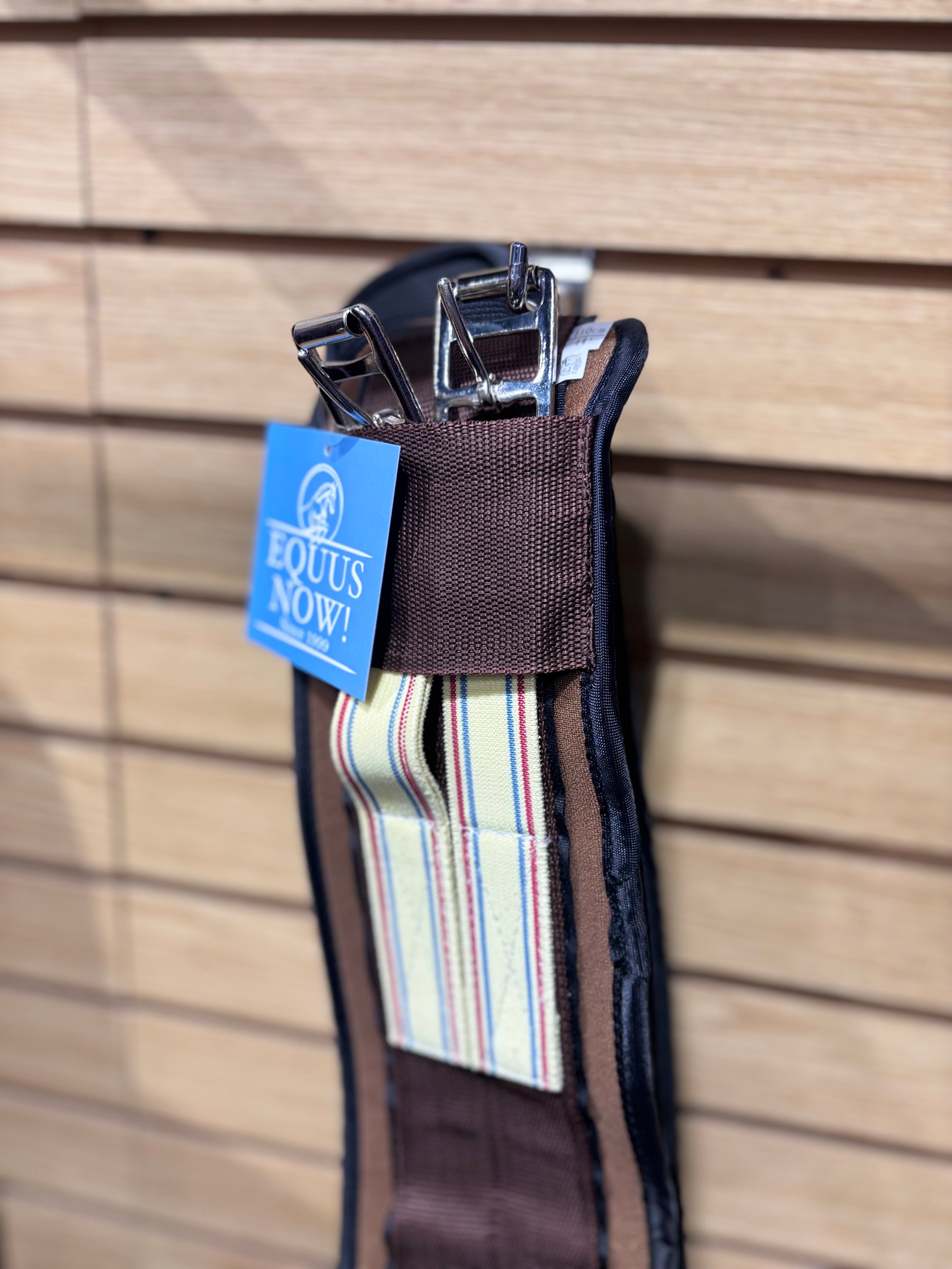 Used 44" Brown Washable Lining Synthetic Girth