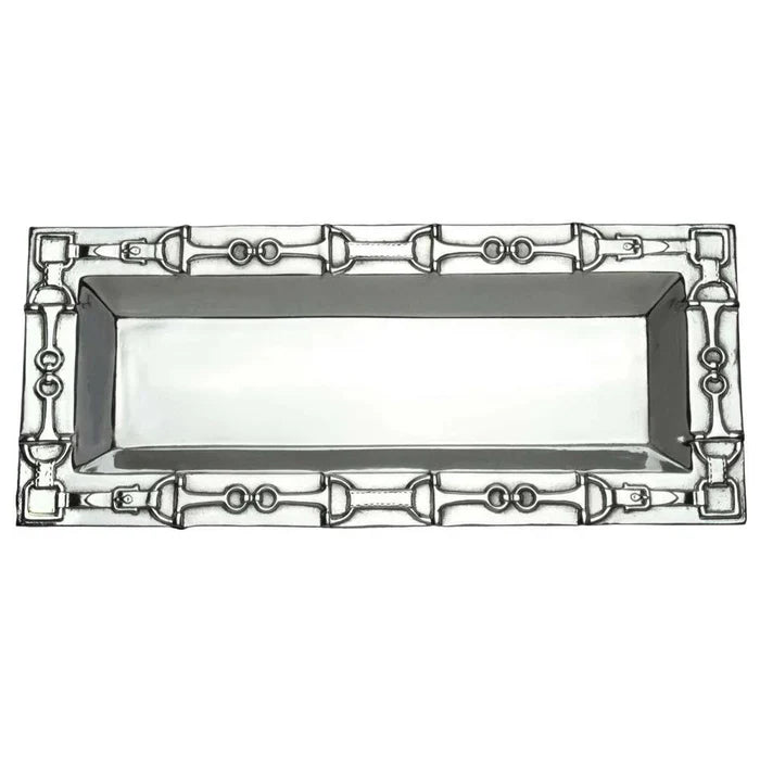 Equestrian Oblong Serving Tray
