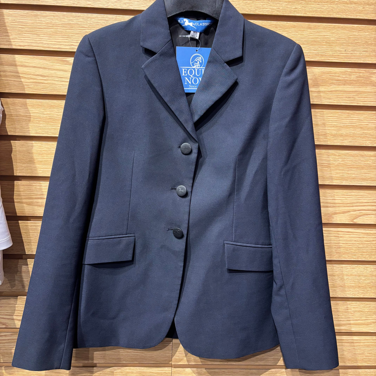 Used Youth 16R Navy RJ Classics Hunt Coat