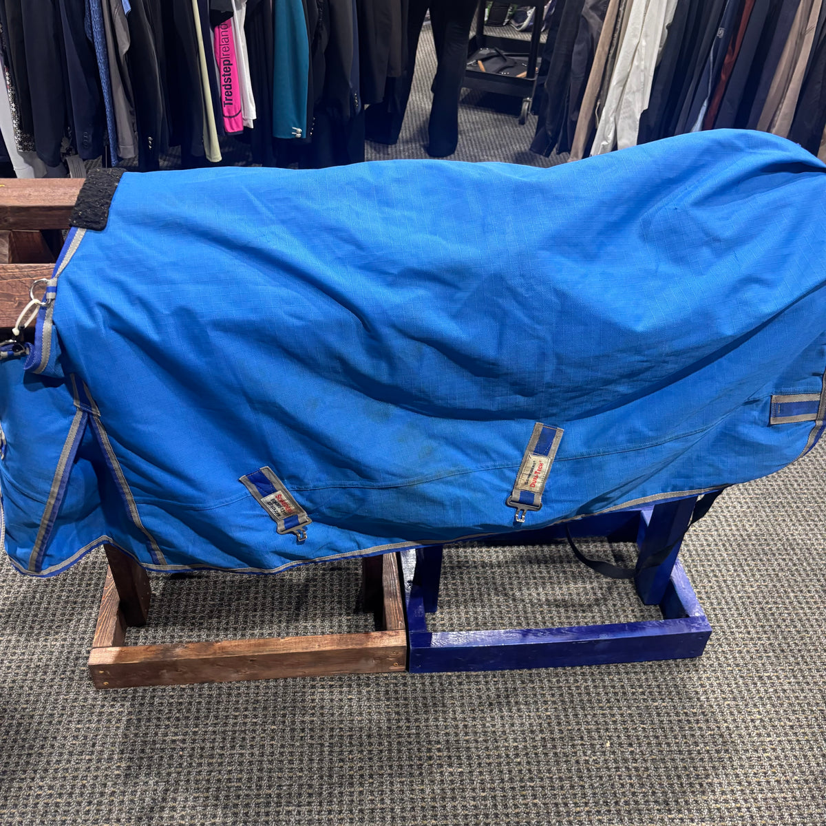 Used 58" Blue Schneiders Medium Turnout Blanket