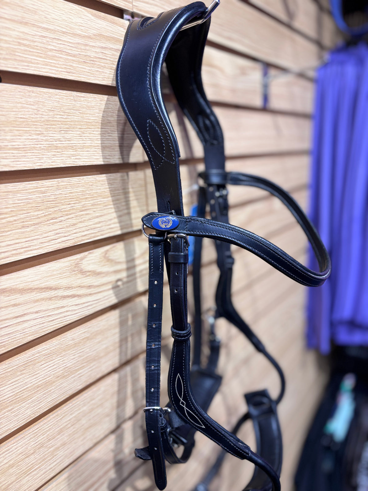 Used Cob Black PS of Sweden Drop Noseband Dressage Bridle