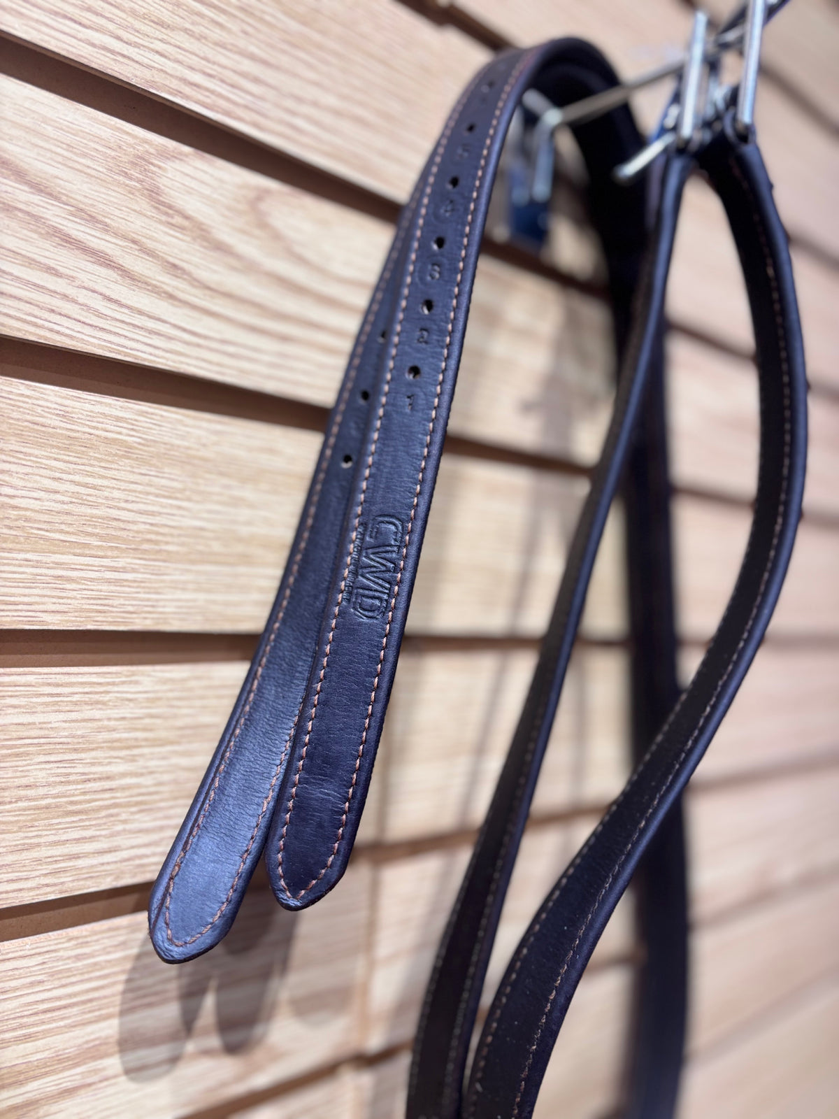 Used 56" Brown CWD Stirrup Leathers