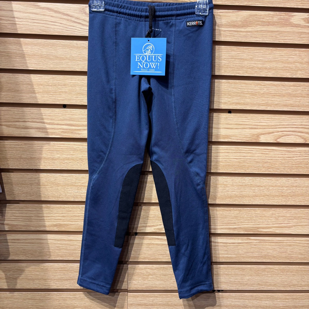 Used Youth Small Blue Kerrits Knee Patch Tights