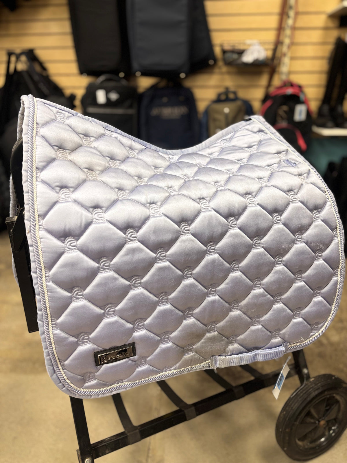 Used Dressage Lilac Cavallo Saddle Pad