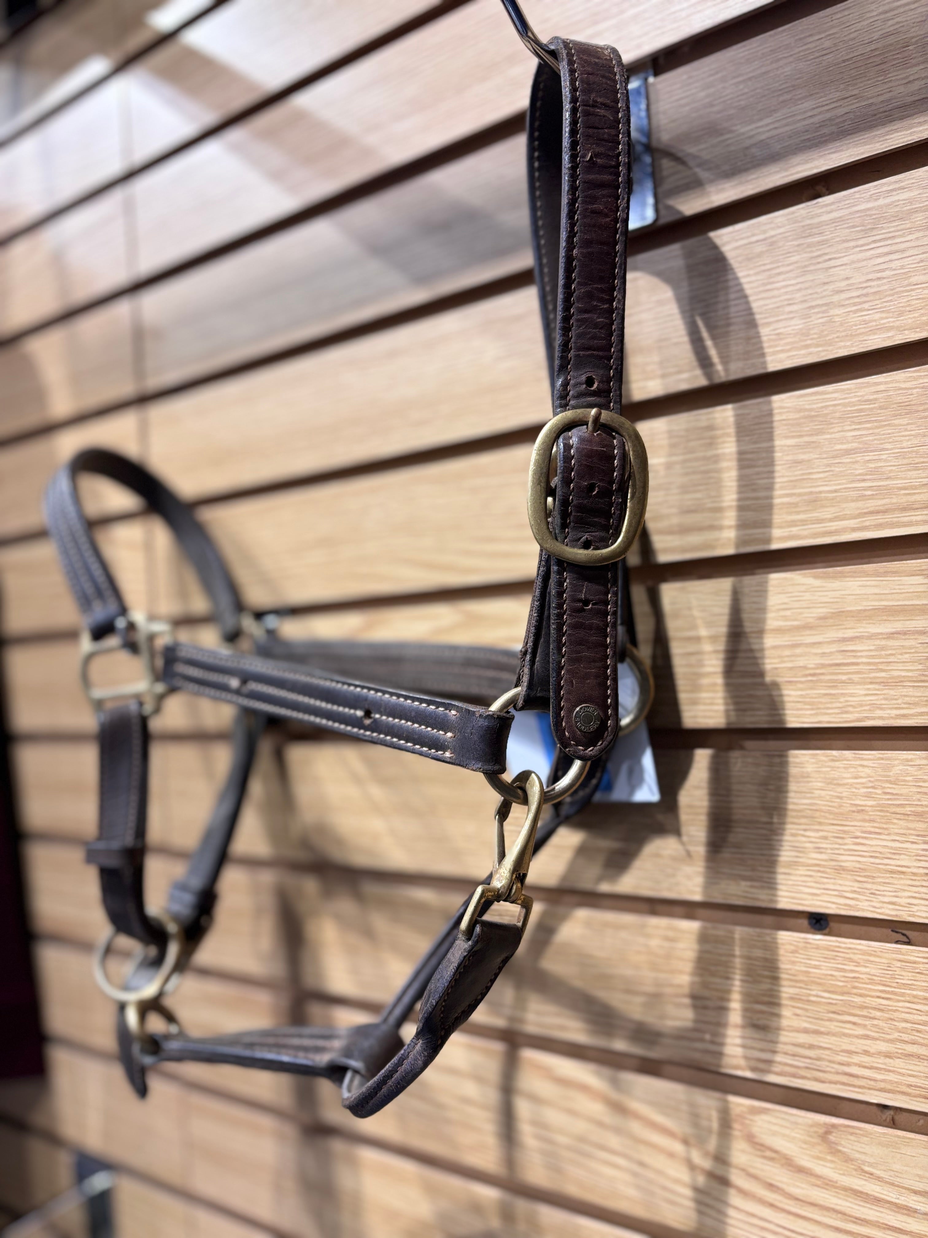 Used Dover Full Brown Leather Halter