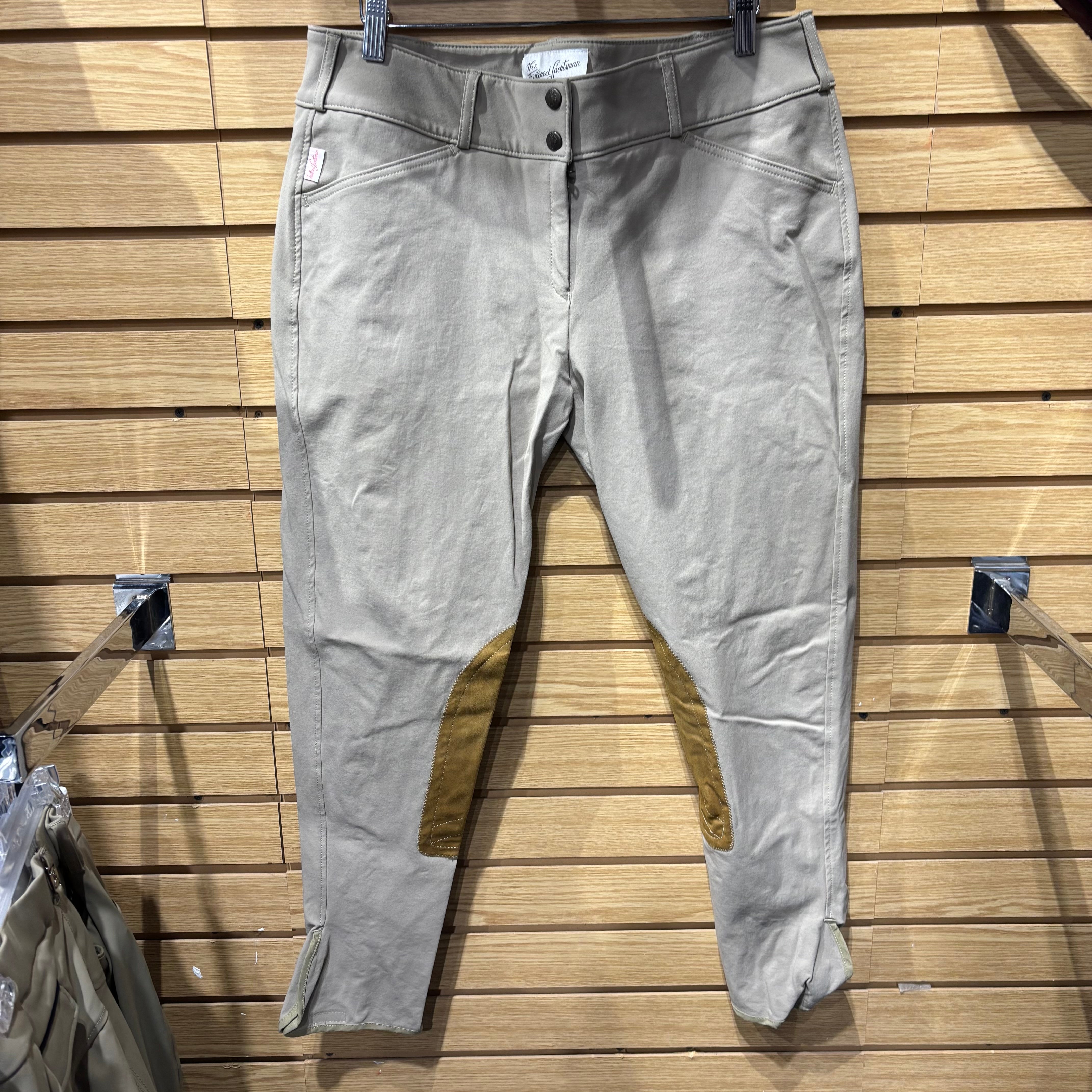 Used 34 Tan Tailored Sportsman Breeches