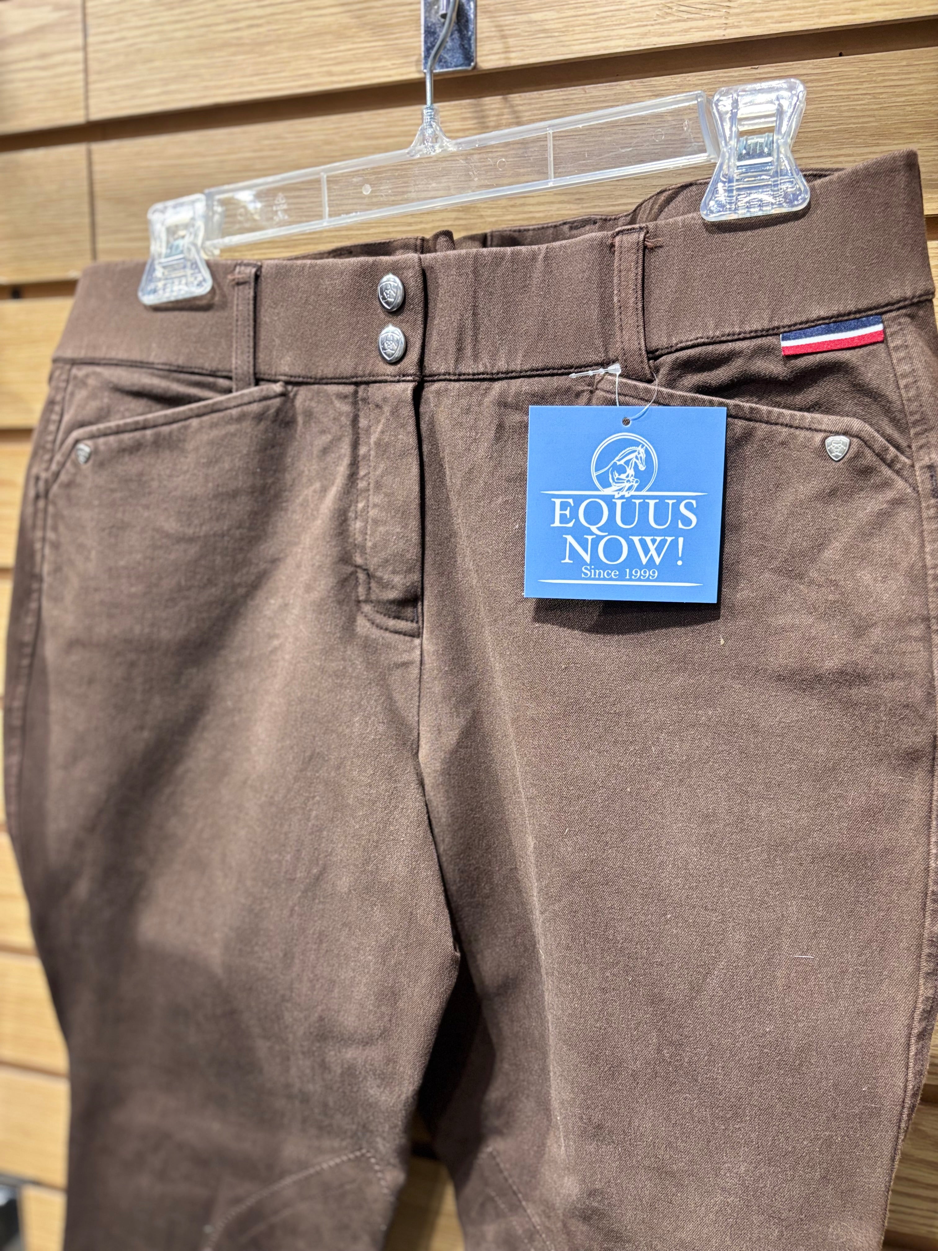 Used 32R Ariat Heritage Brown Breeches