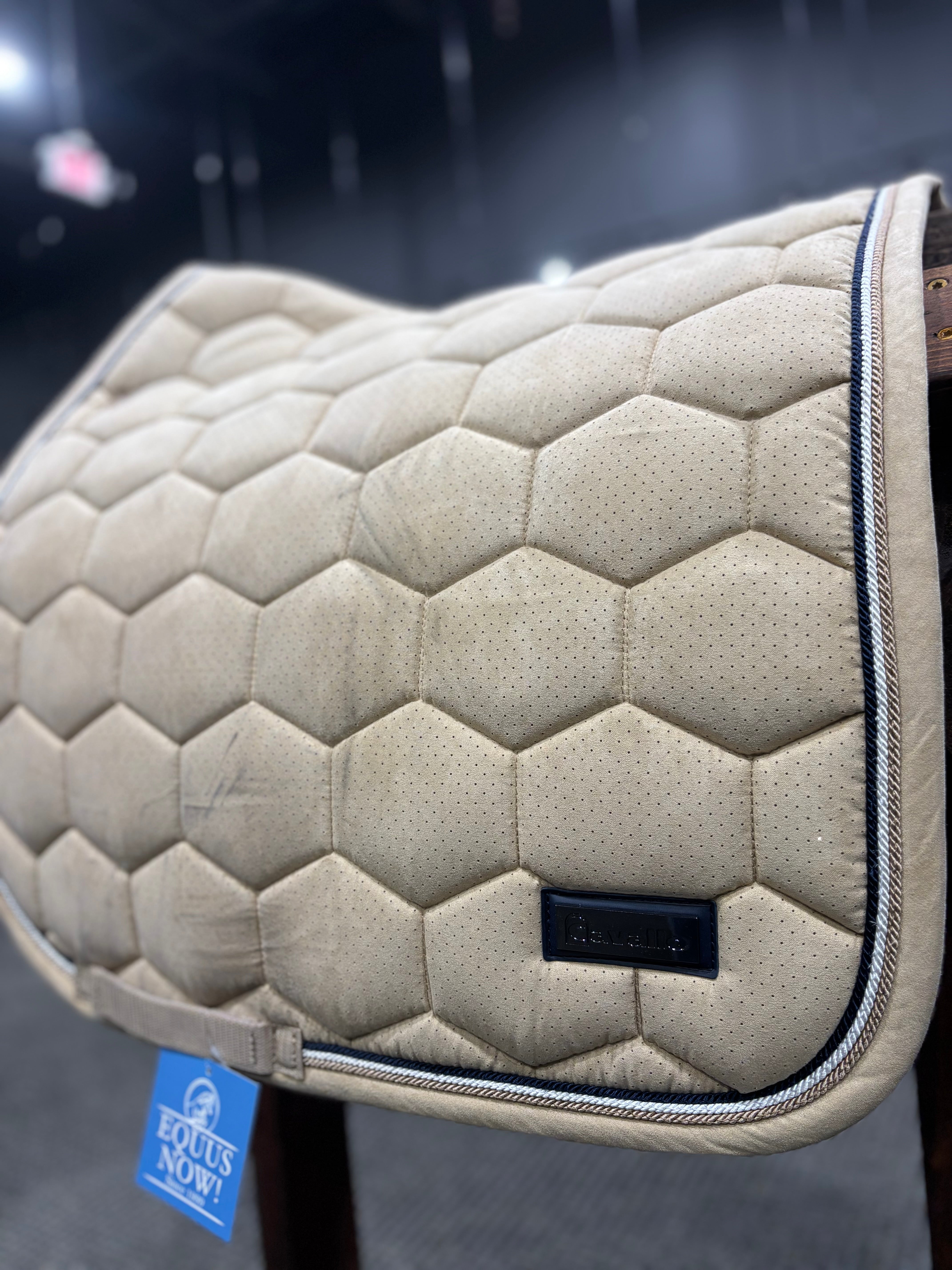 Used Cavallo Suede Tan Dressage Saddle Pad