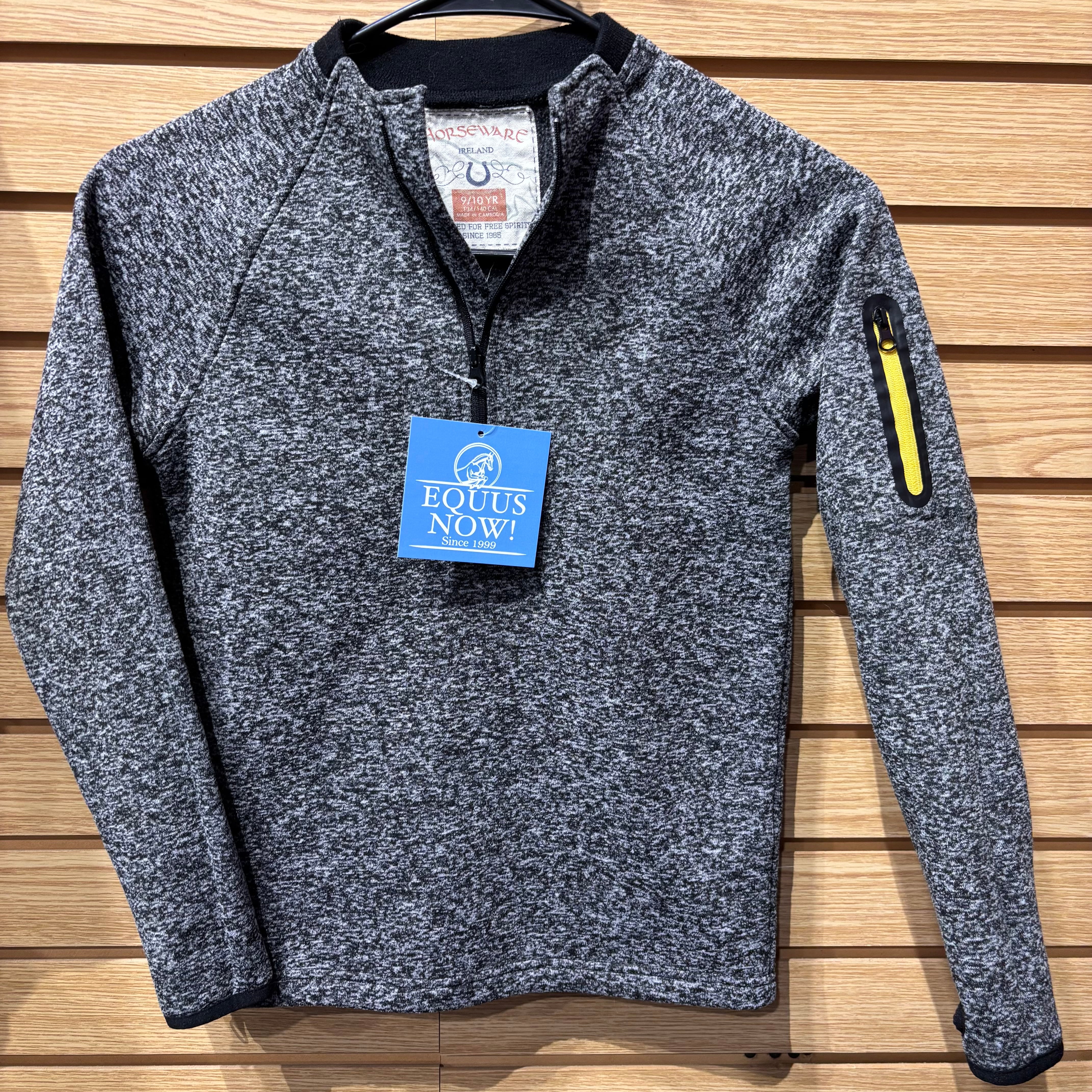 Used Youth 9/10 Grey Hoseware Ireland 1/4 Zip Fleece