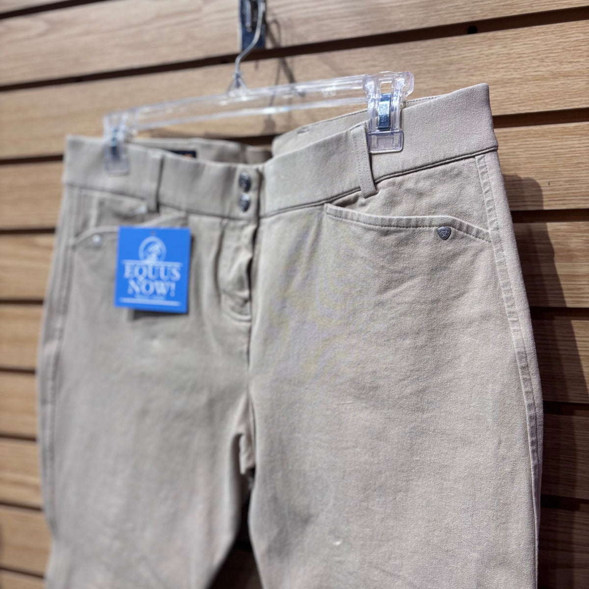 Used 32R Ariat Heritage Breeches Tan
