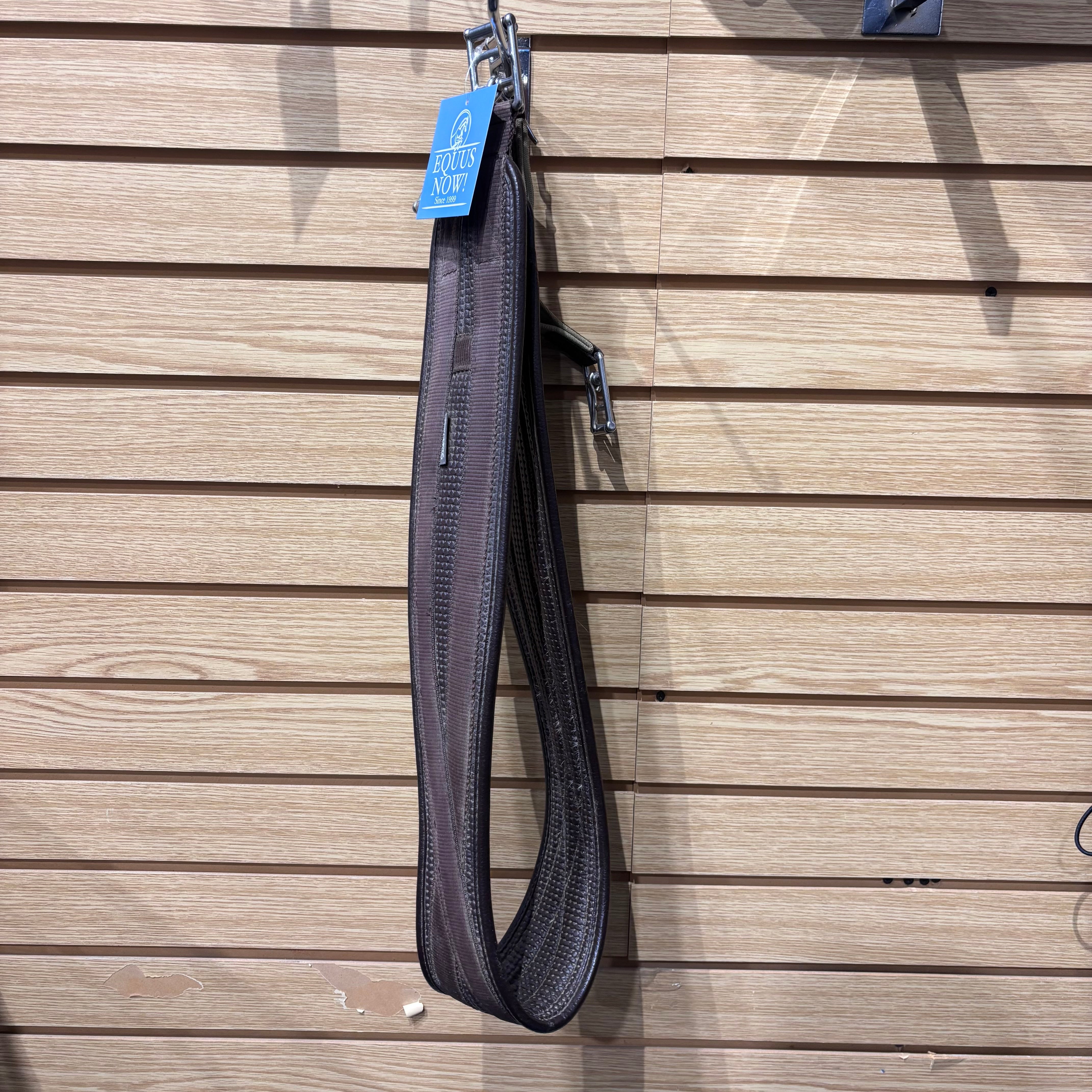 Used 52" Brown Ovation Elastic One Side Synthetic Girth