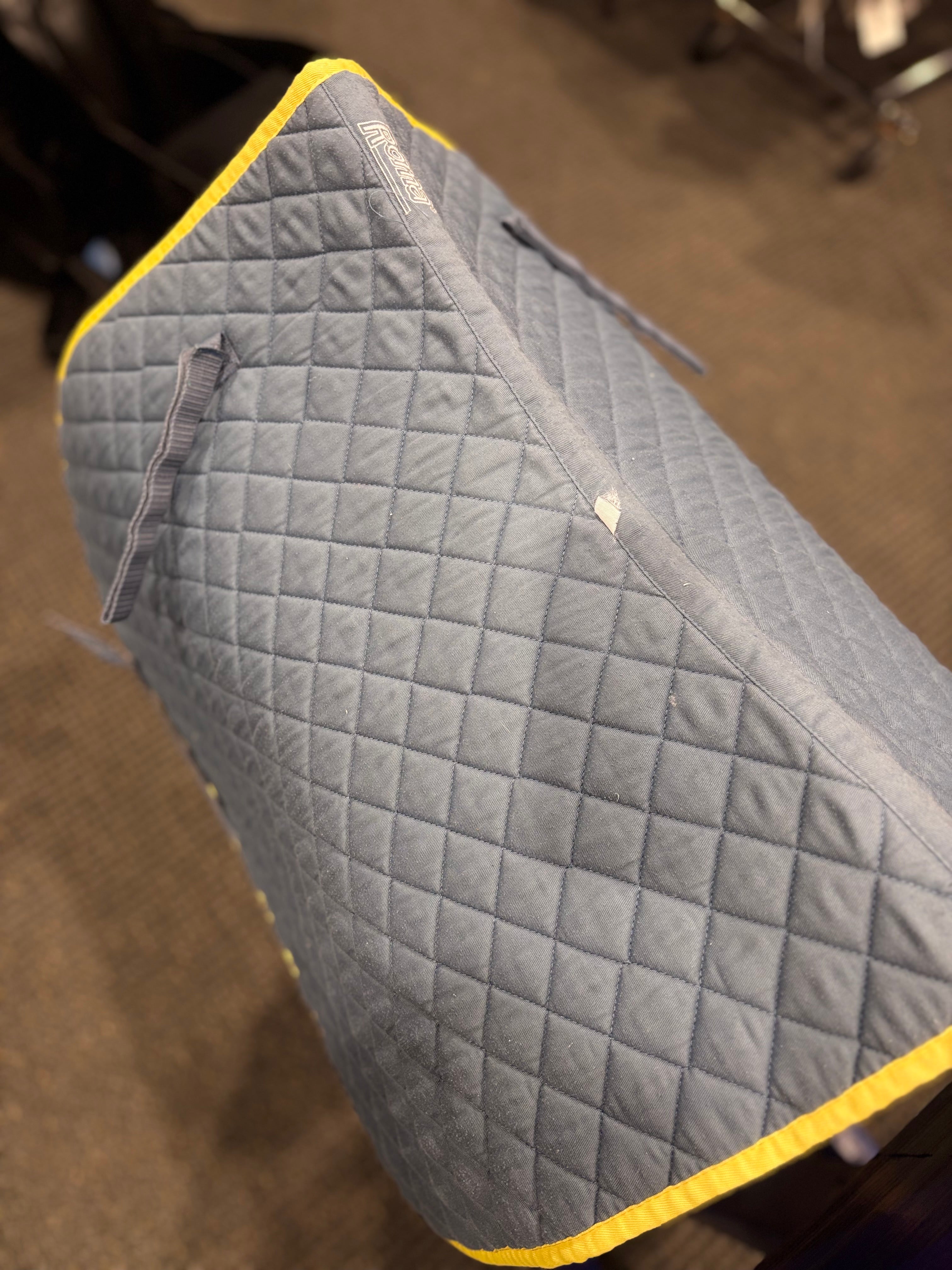 Used Roma Blue/Yellow Saddle Pad