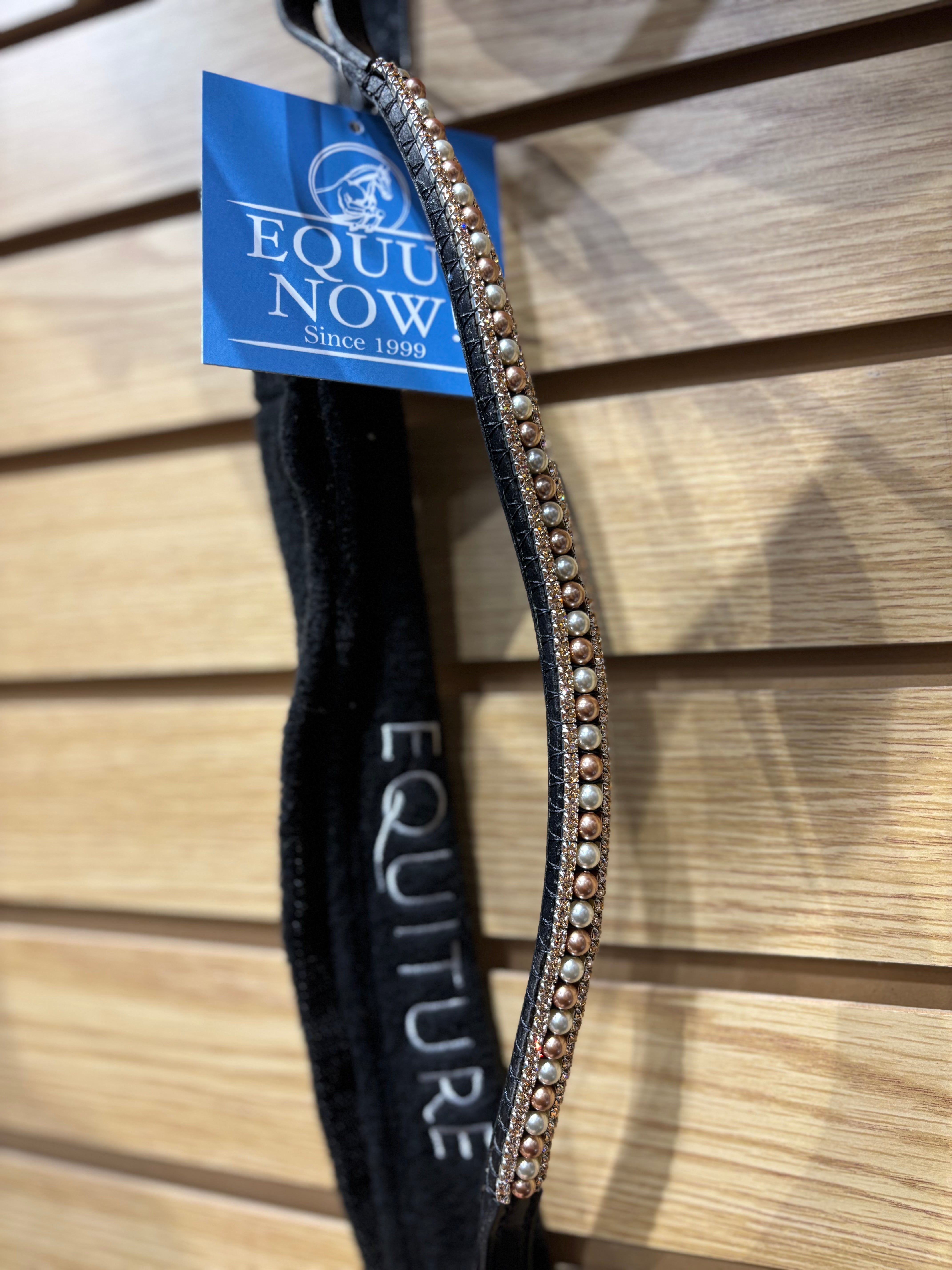 Used Gold Bling Equiture Browband