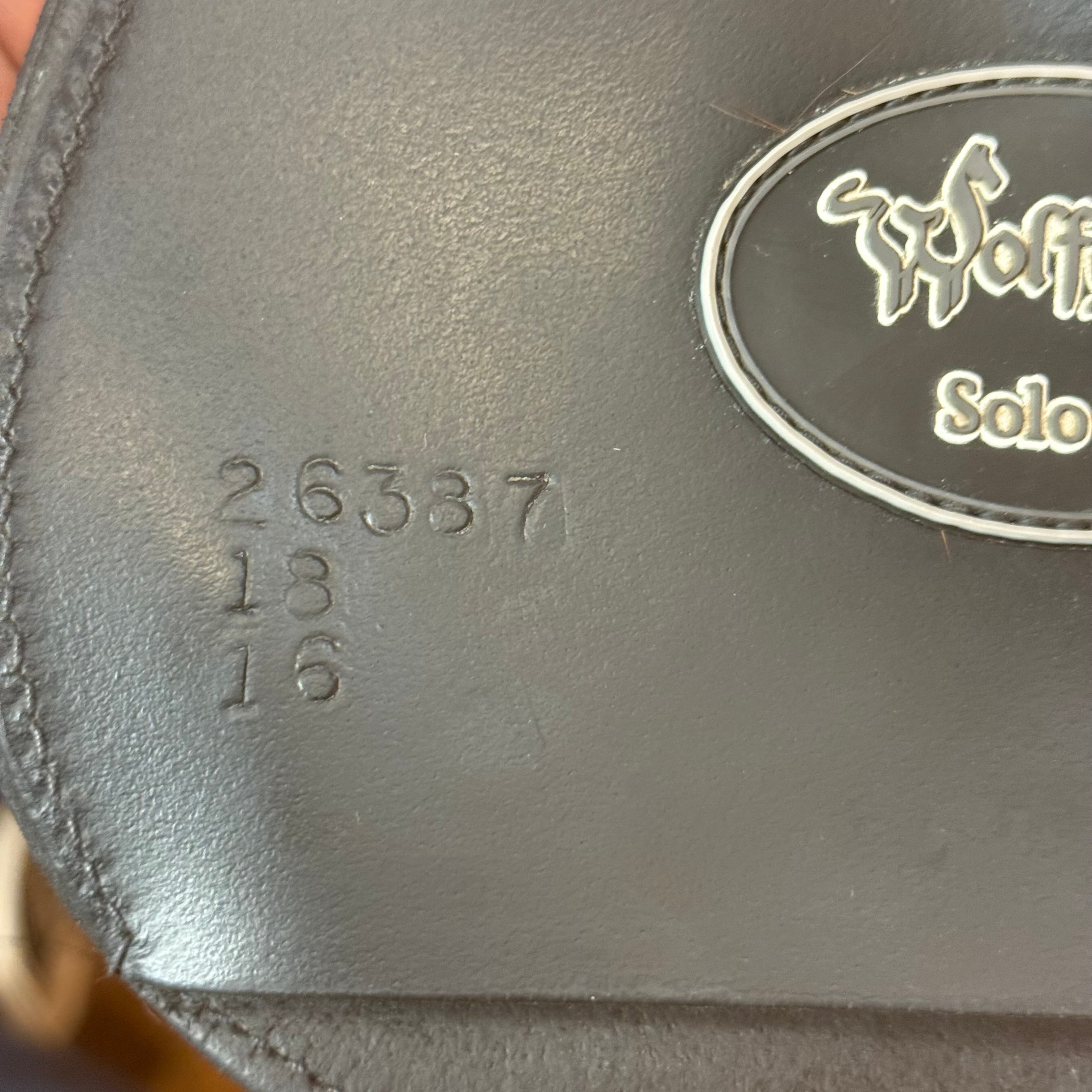 Used Custom Saddlery Wolfgang Solo II Dressage Saddle 18" Medium Tree