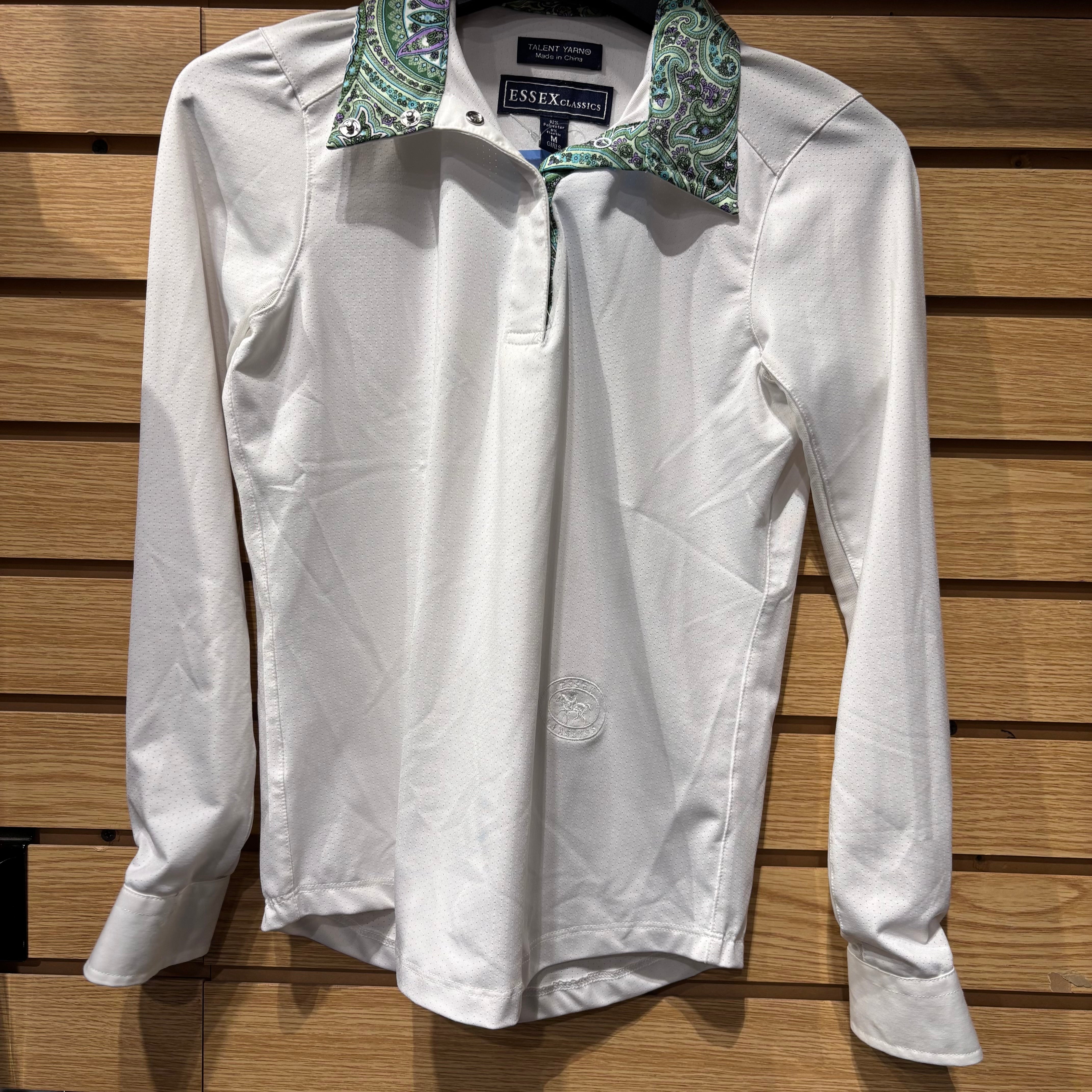 Used Medium Essex Classics Girls Show Shirt White