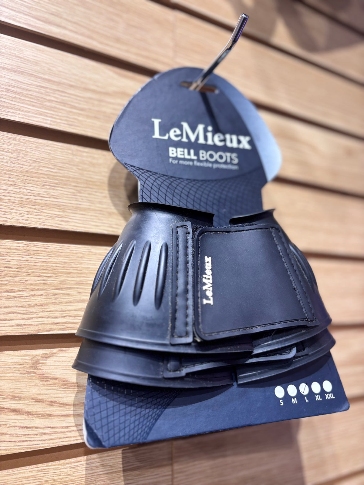 Used Large Black LeMieux Bell Boots