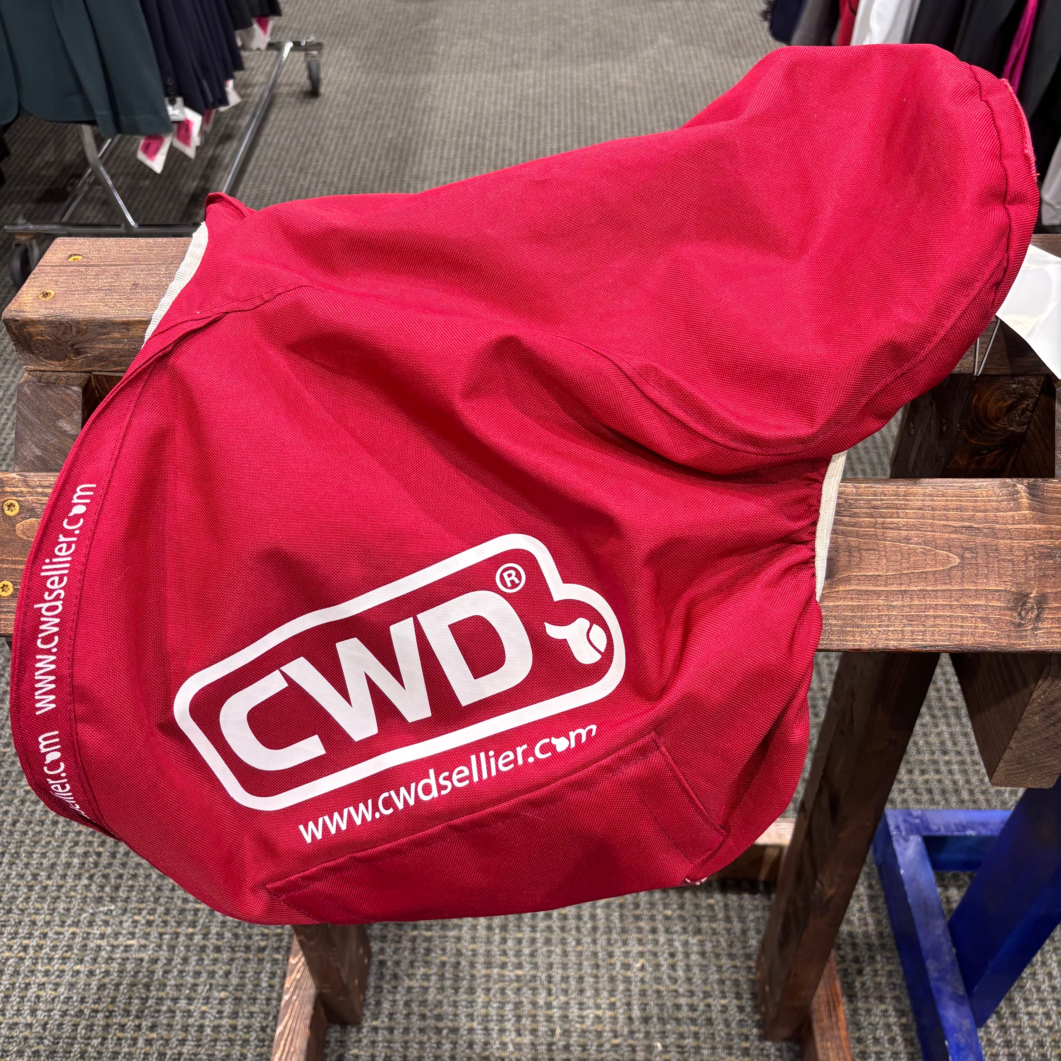 Used Small Red CWD Saddle Cover