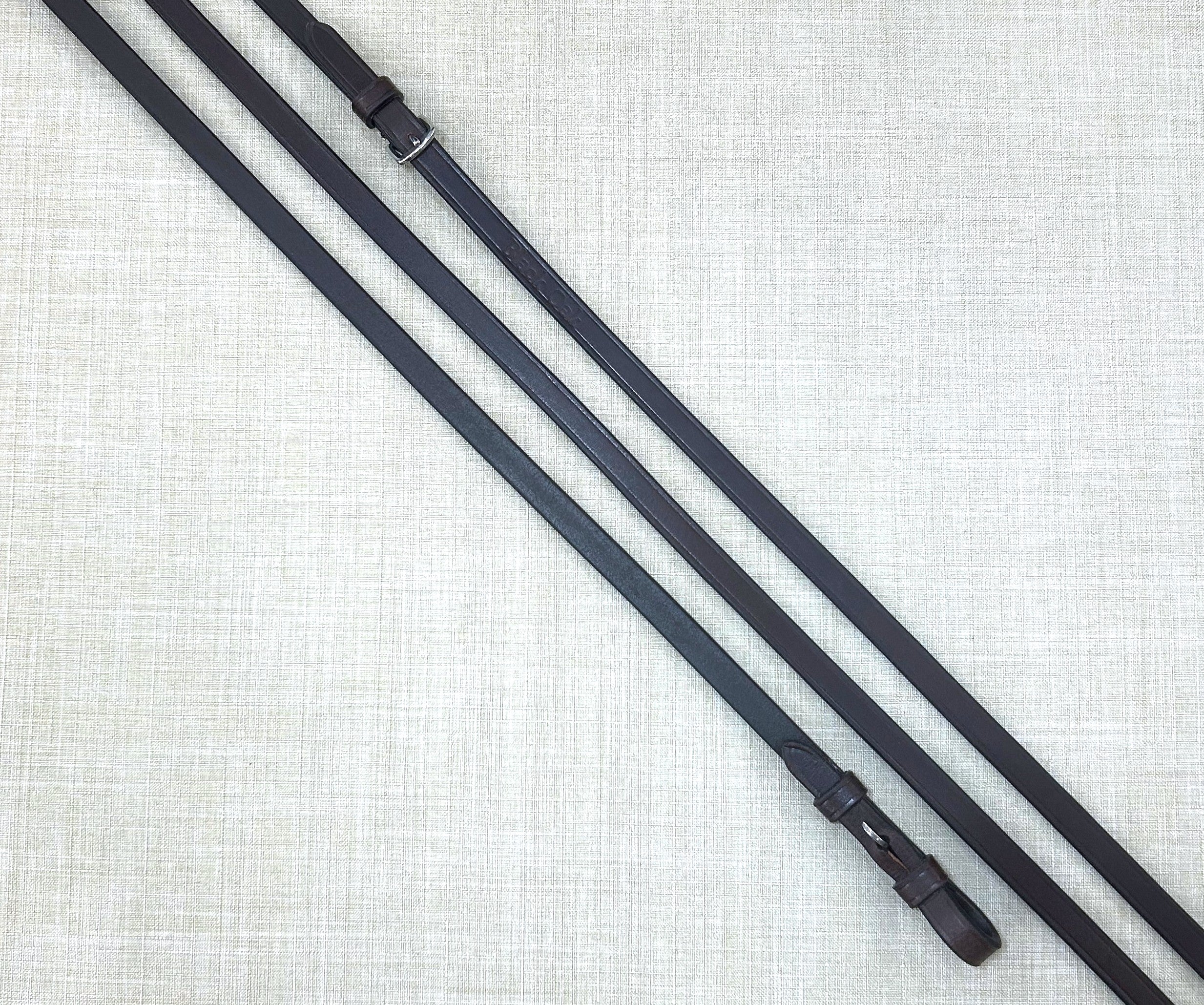 KL Select Black Oak 1/2" Plain Reins