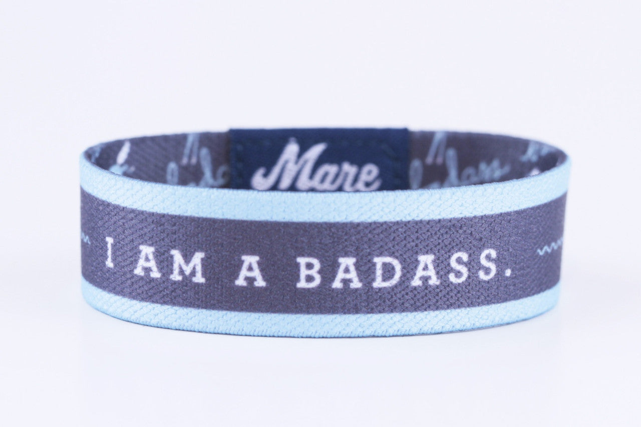 Mare Modern Goods "I Am A Badass" Mindfilly Band - Blue - sku to order - 60042568