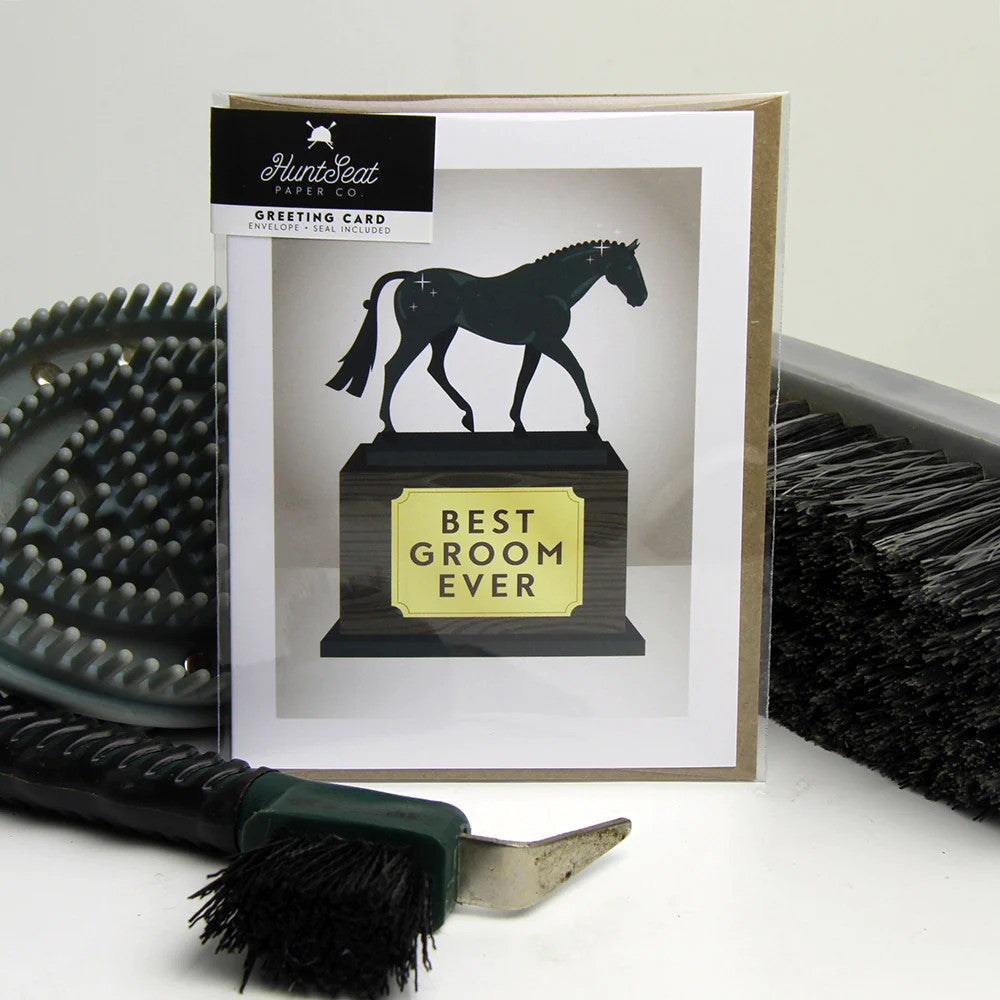 Hunt Seat Paper Co Best Groom Ever Card - sku to order - 60031631