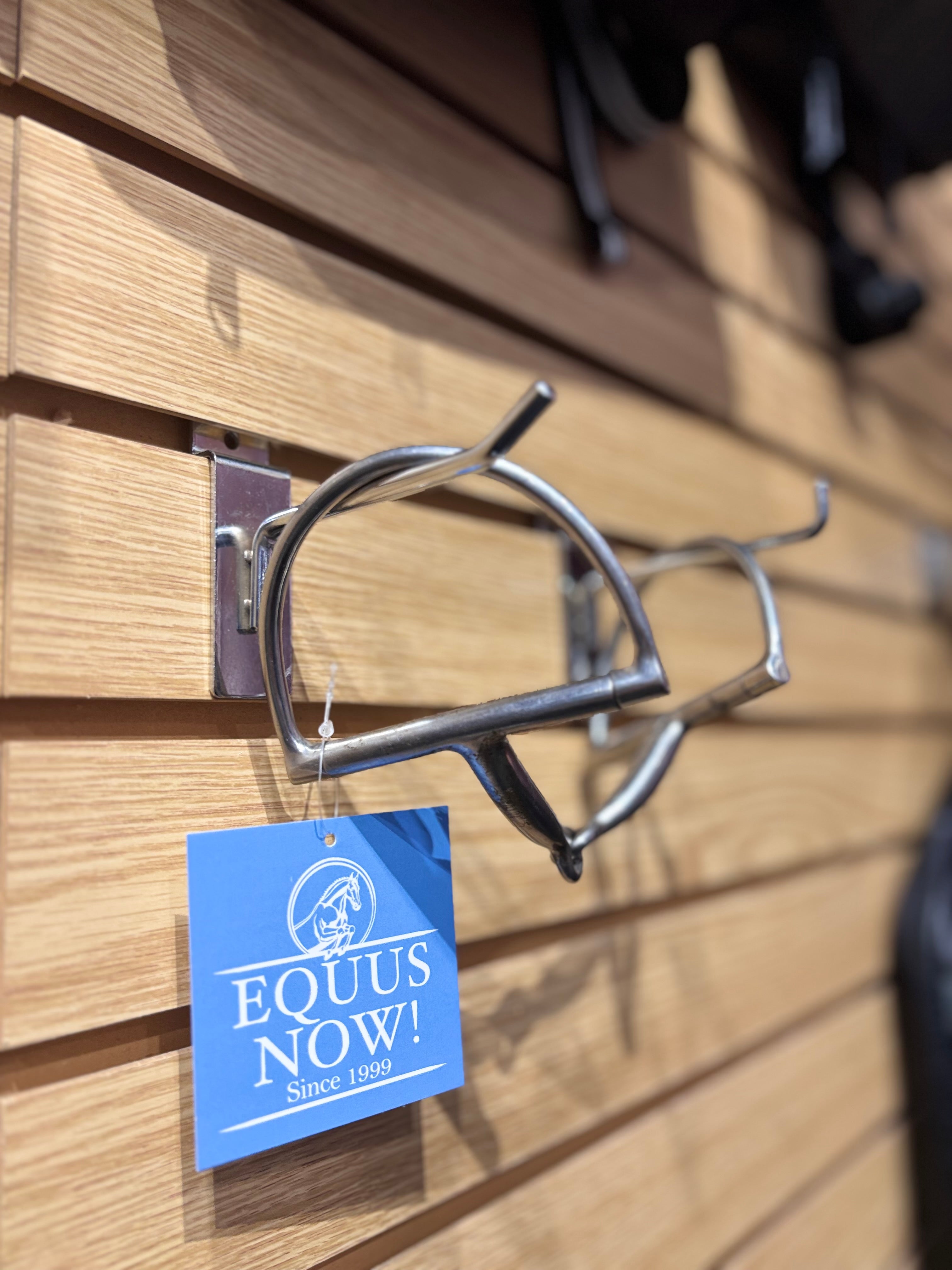 Used 5" Centaur D ring Single Jointed Snaffle