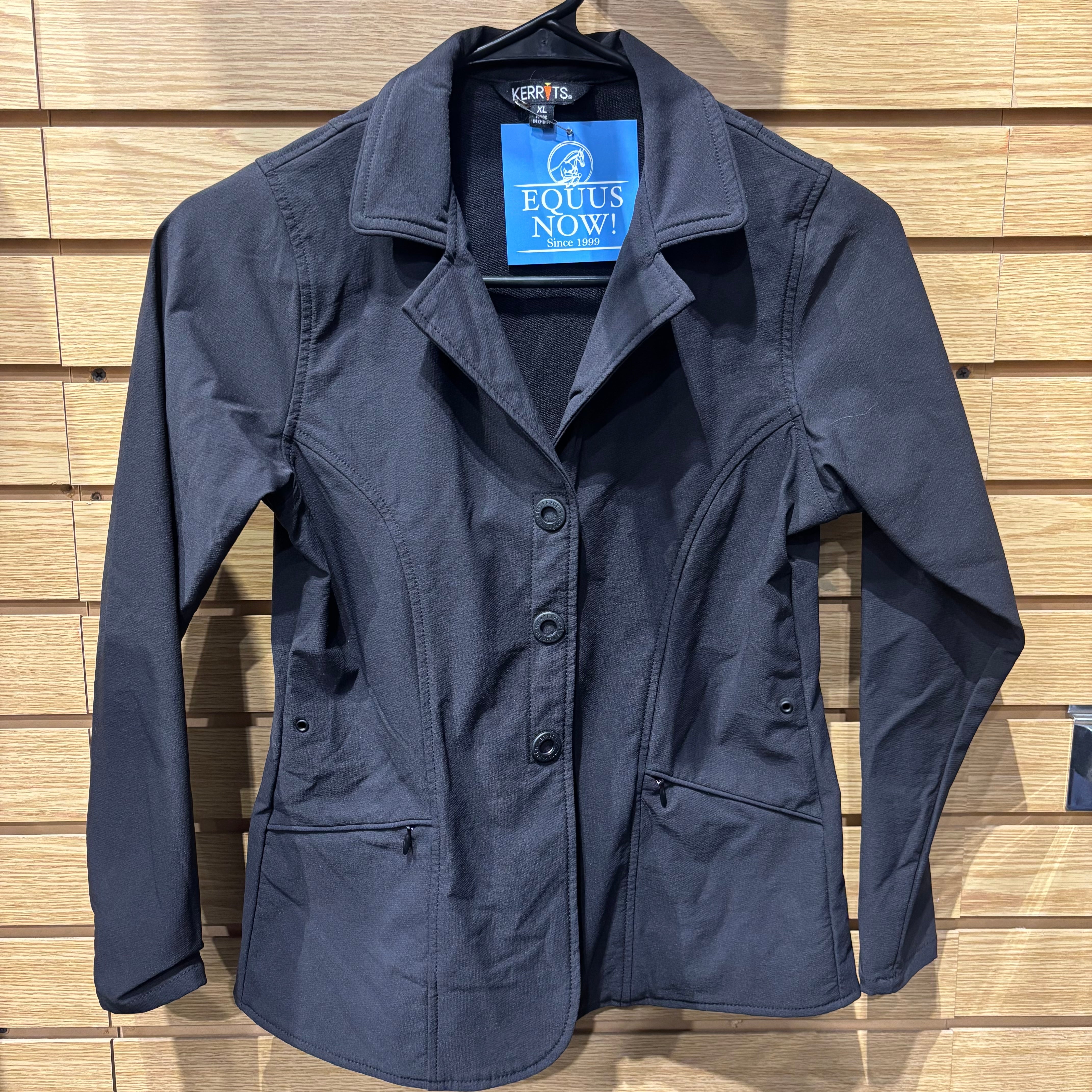Used X-Large Black Kerrits Show Coat